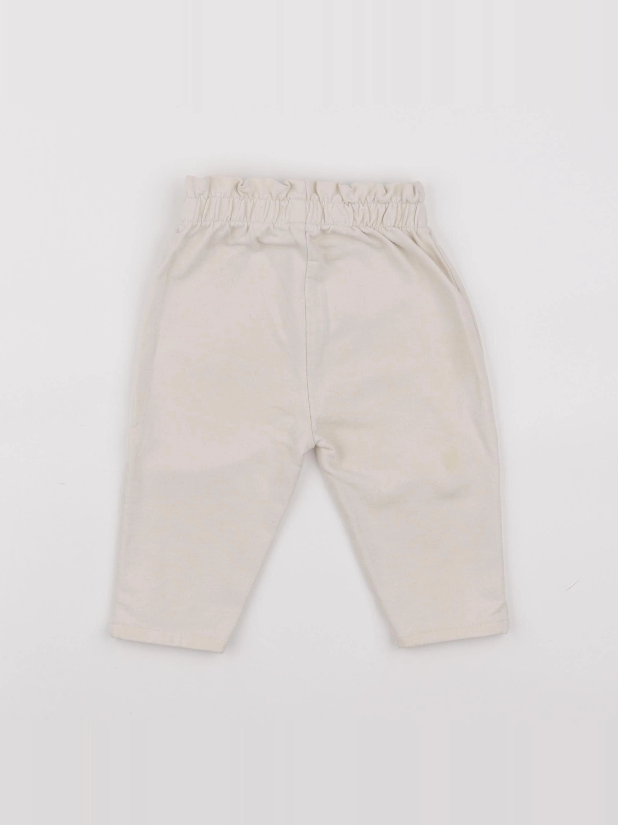 Vertbaudet - jogging beige - 12 mois