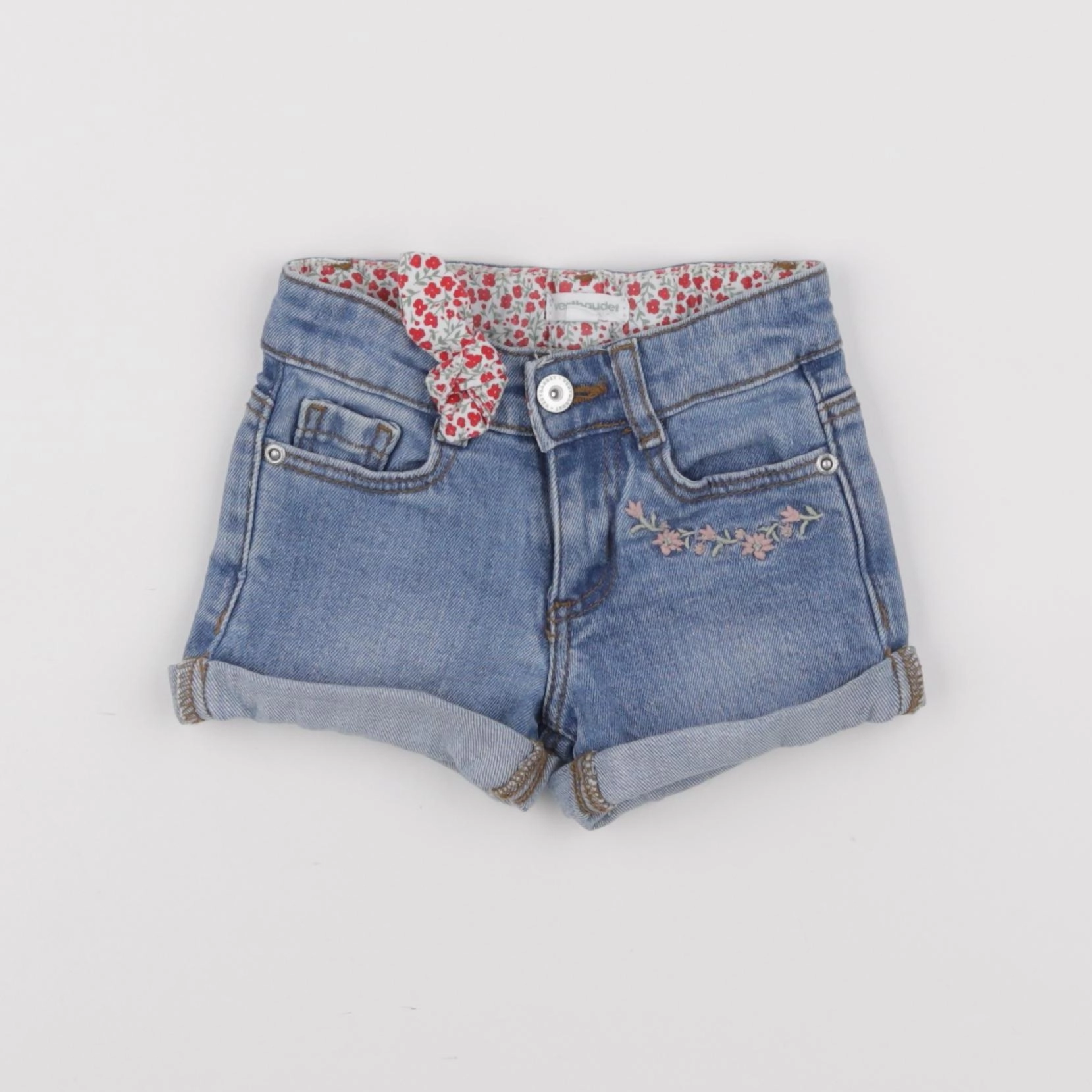 Vertbaudet - short bleu - 2 ans