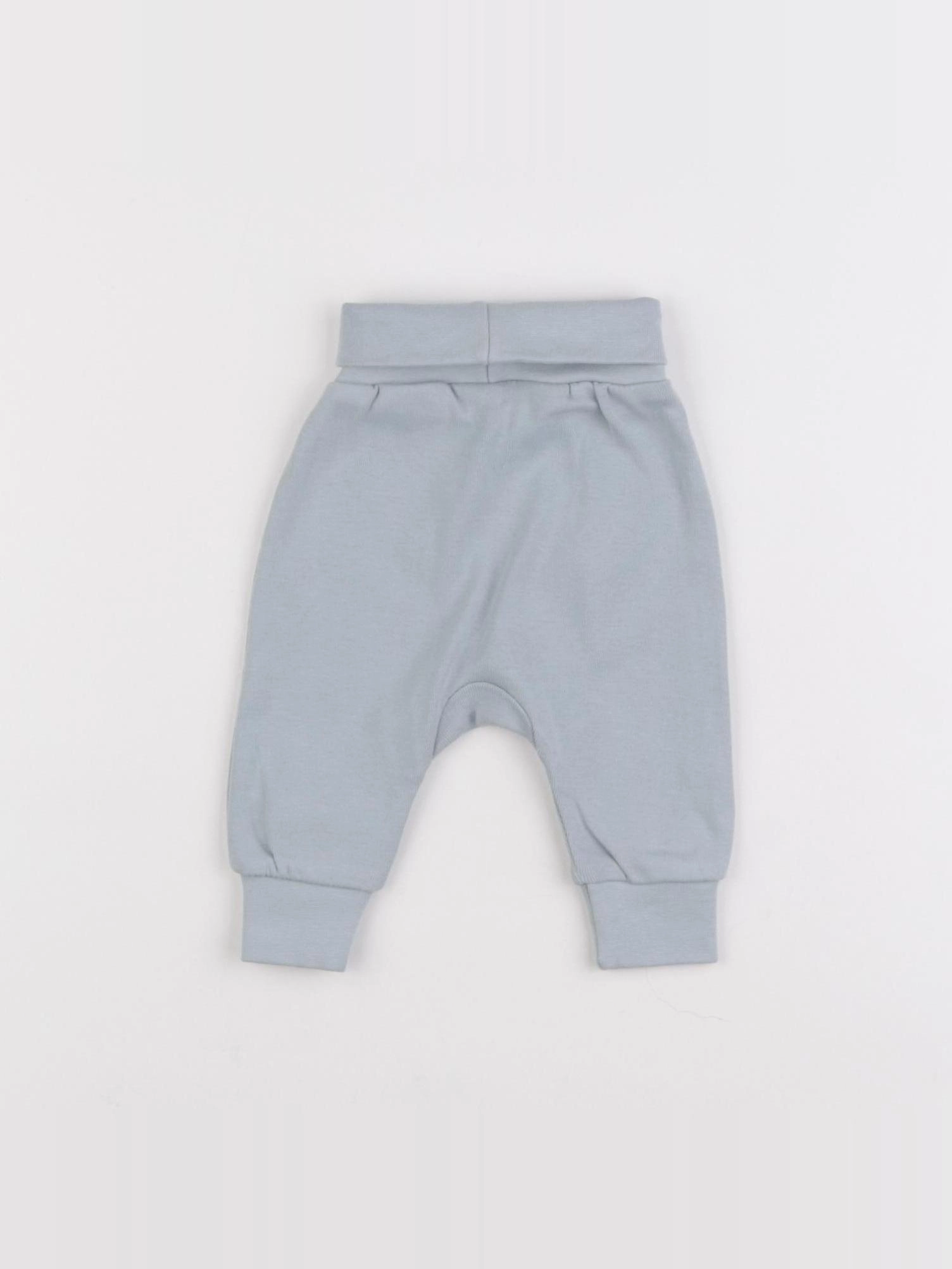 H&M - sarouel bleu - 0/1 mois