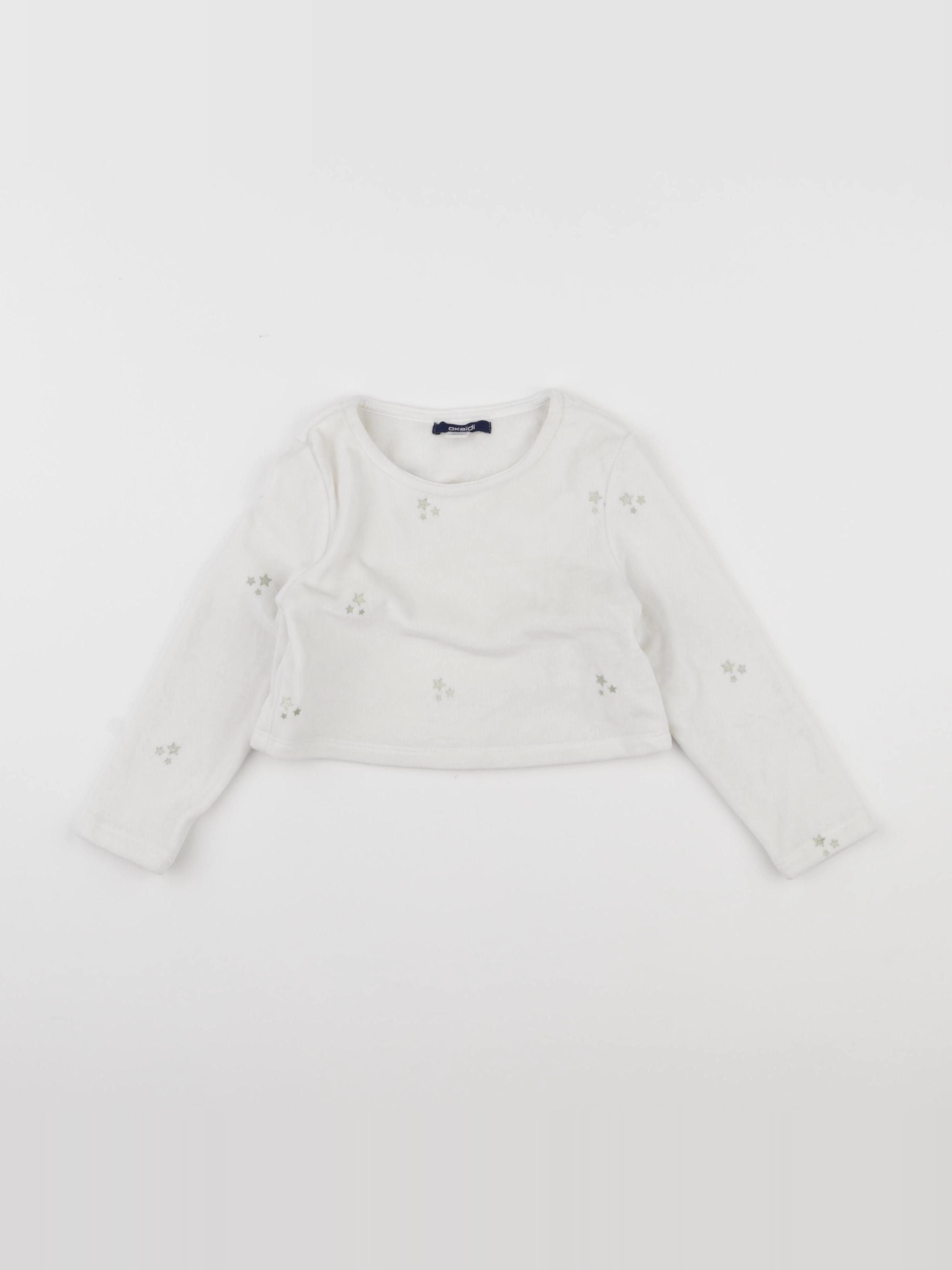 Okaidi - pull blanc - 3 ans