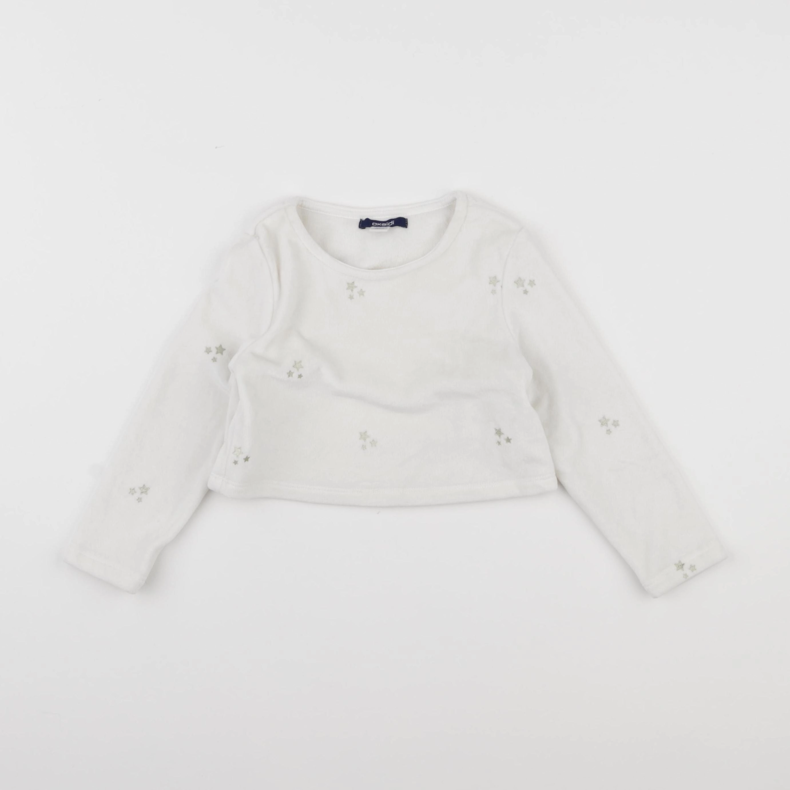 Okaidi - pull blanc - 3 ans