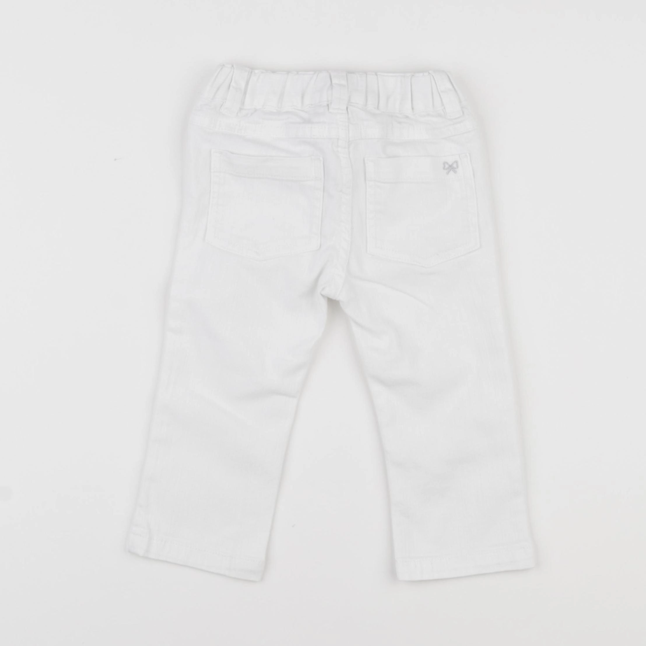 Jacadi - jean blanc - 18 mois