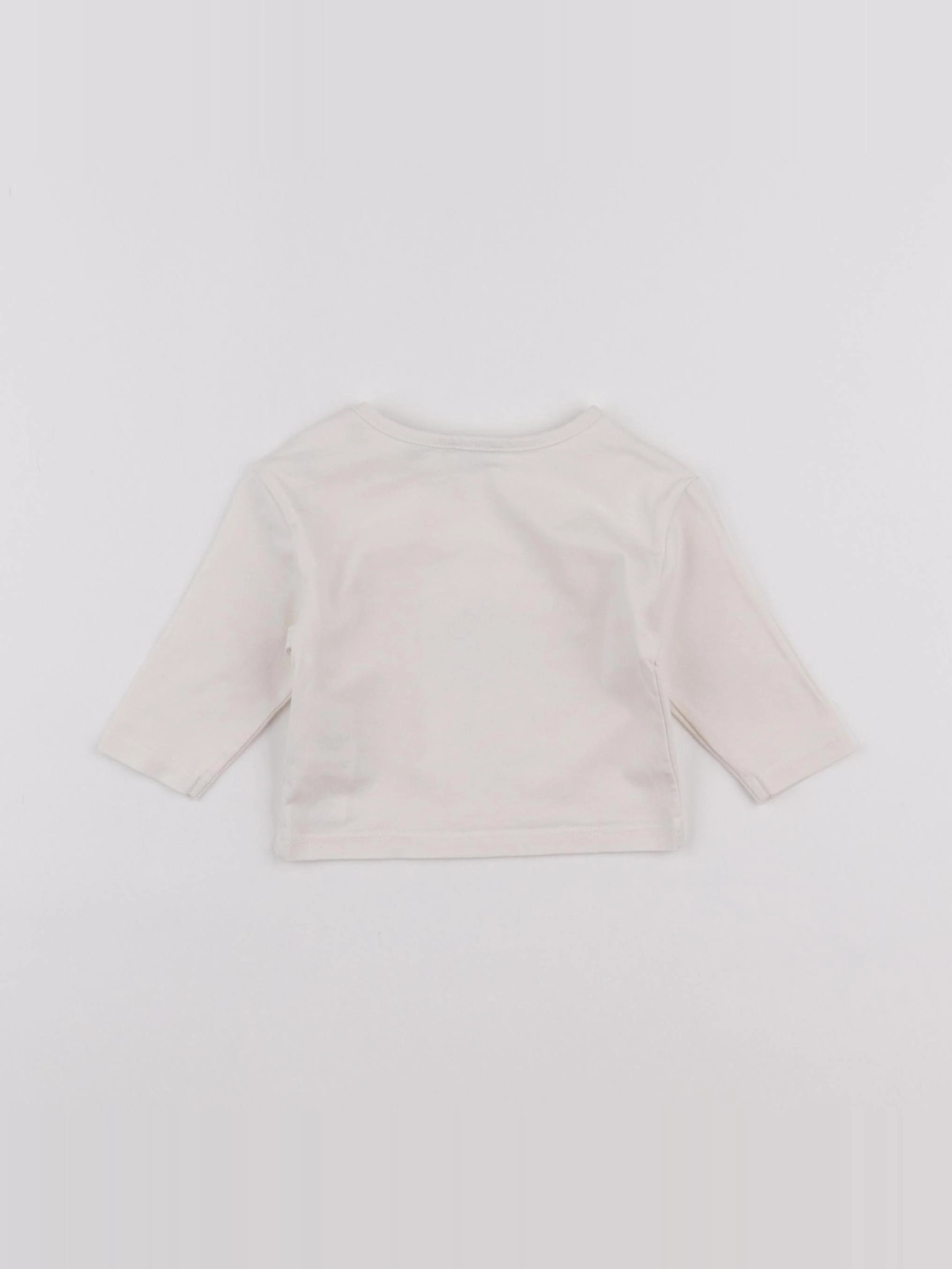 IKKS - tee-shirt beige - 3 mois