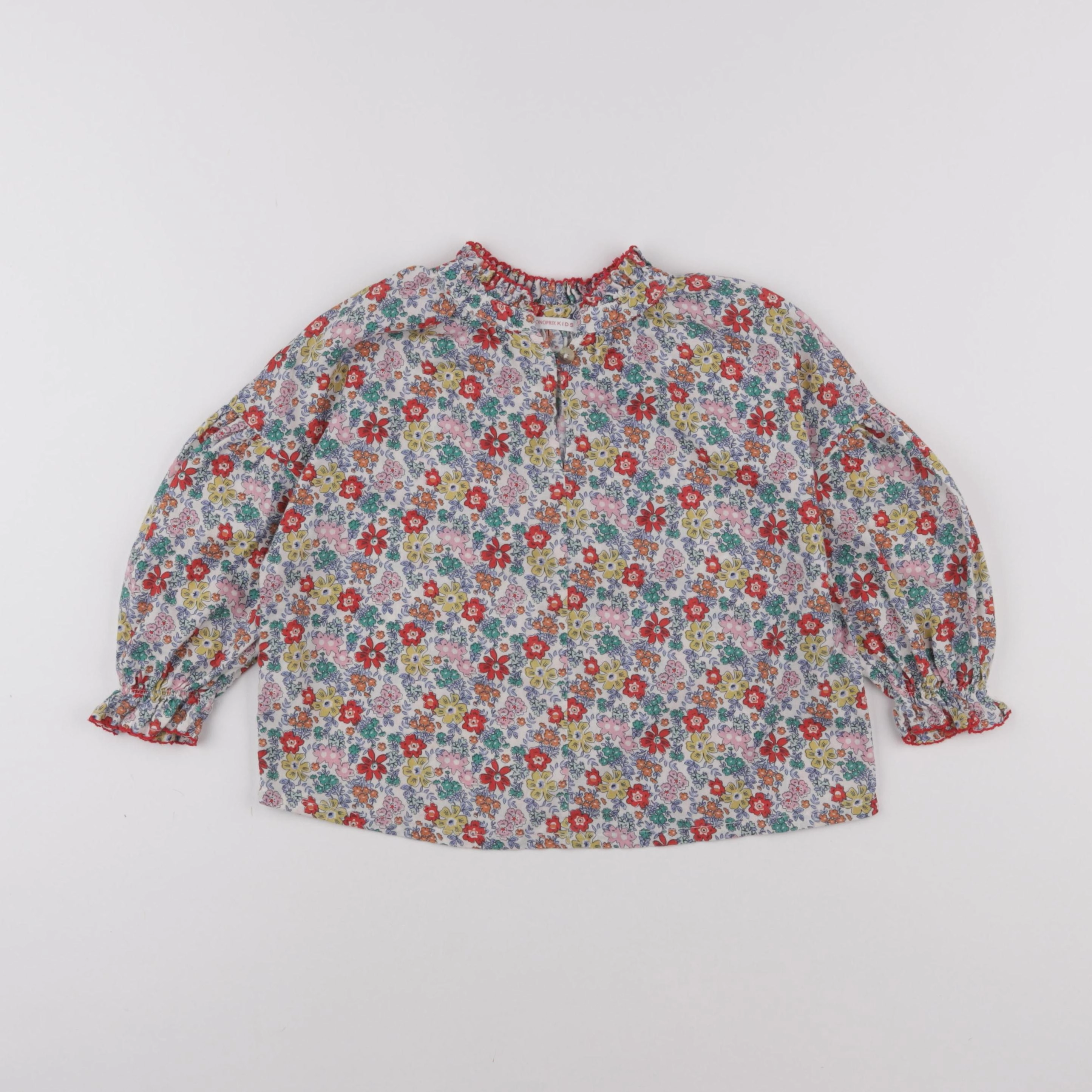 Monoprix - blouse multicolore - 4 ans
