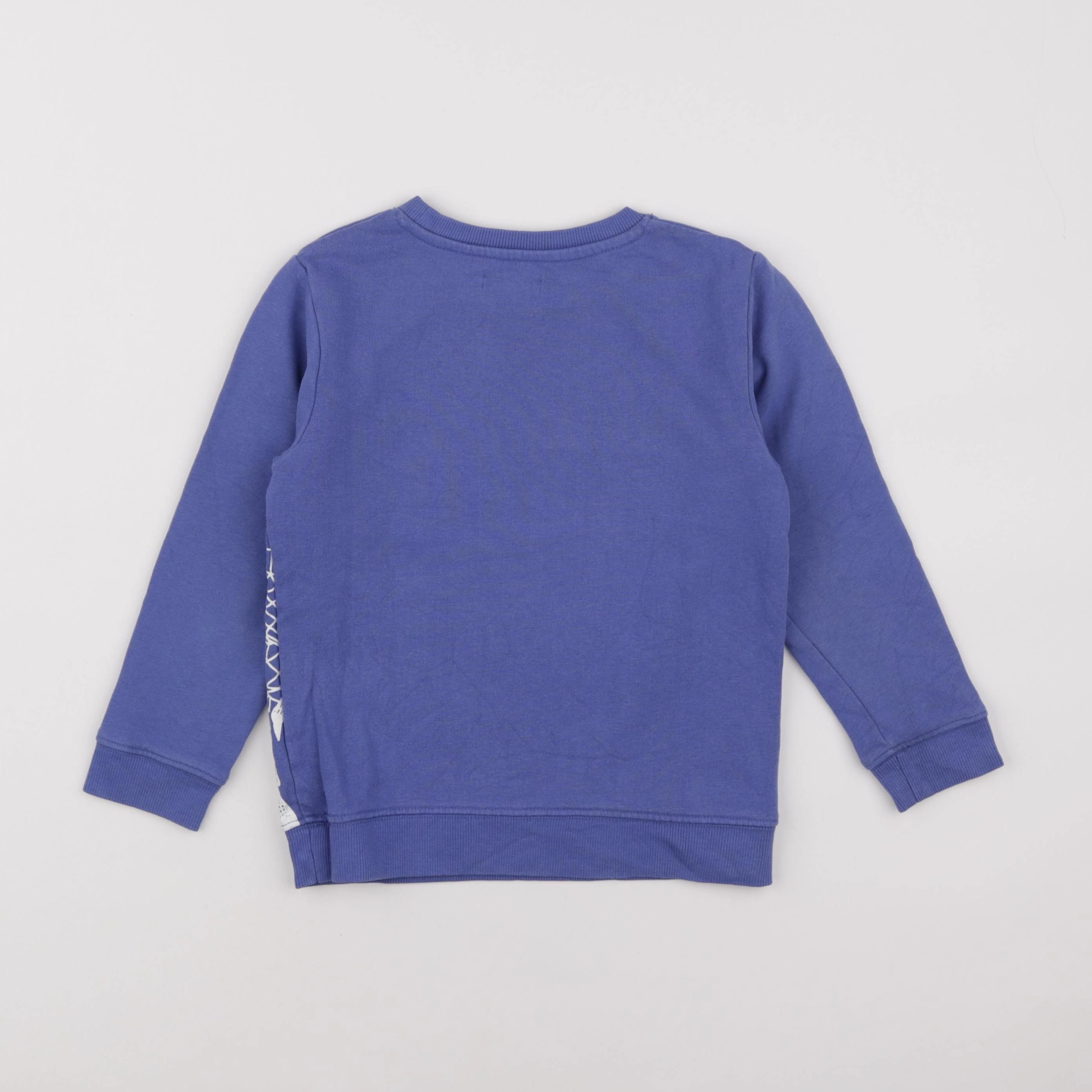 Vertbaudet - sweat bleu - 6 ans