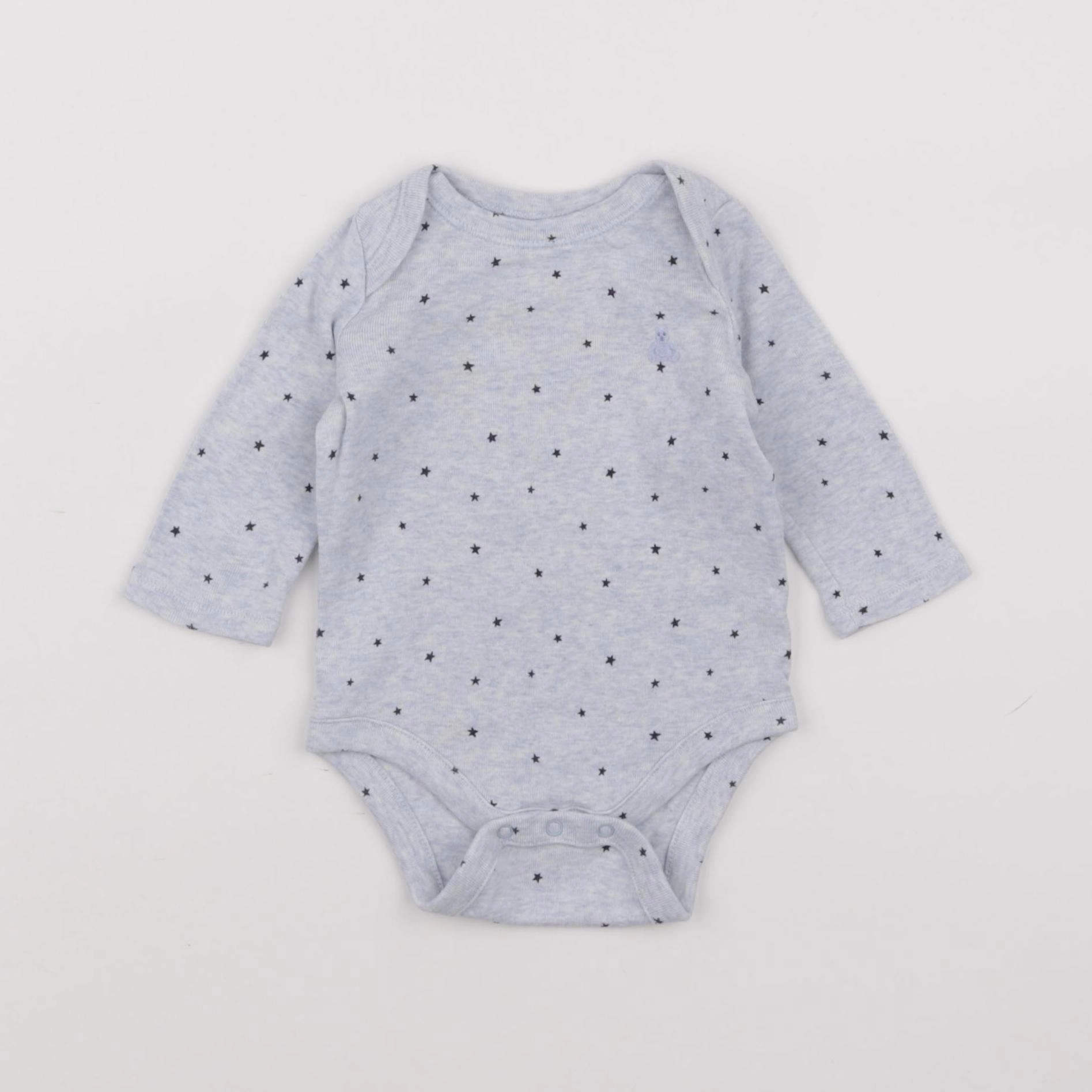 GAP - body bleu - 0/3 mois