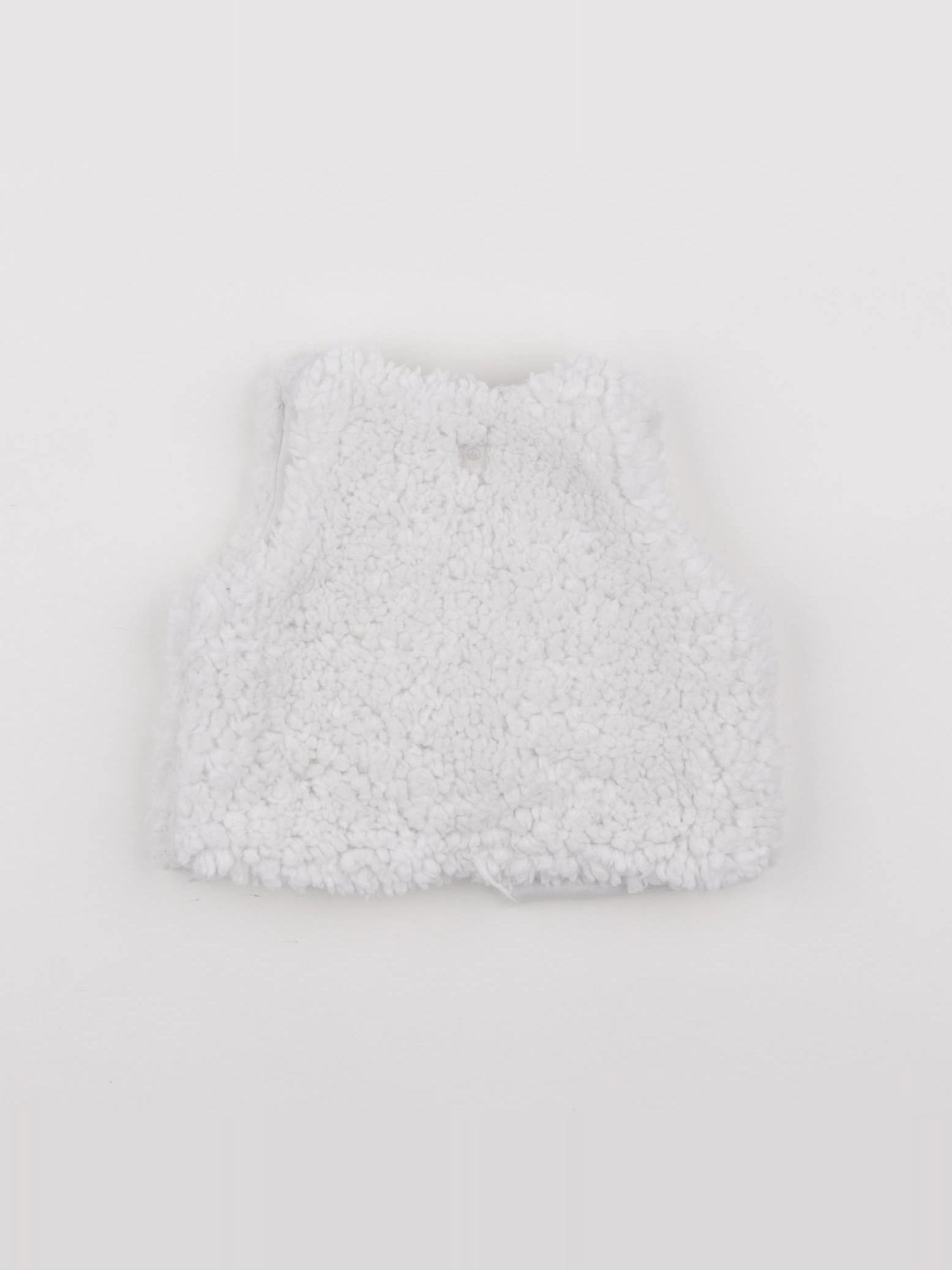 Petit Bateau - gilet blanc - 3 mois