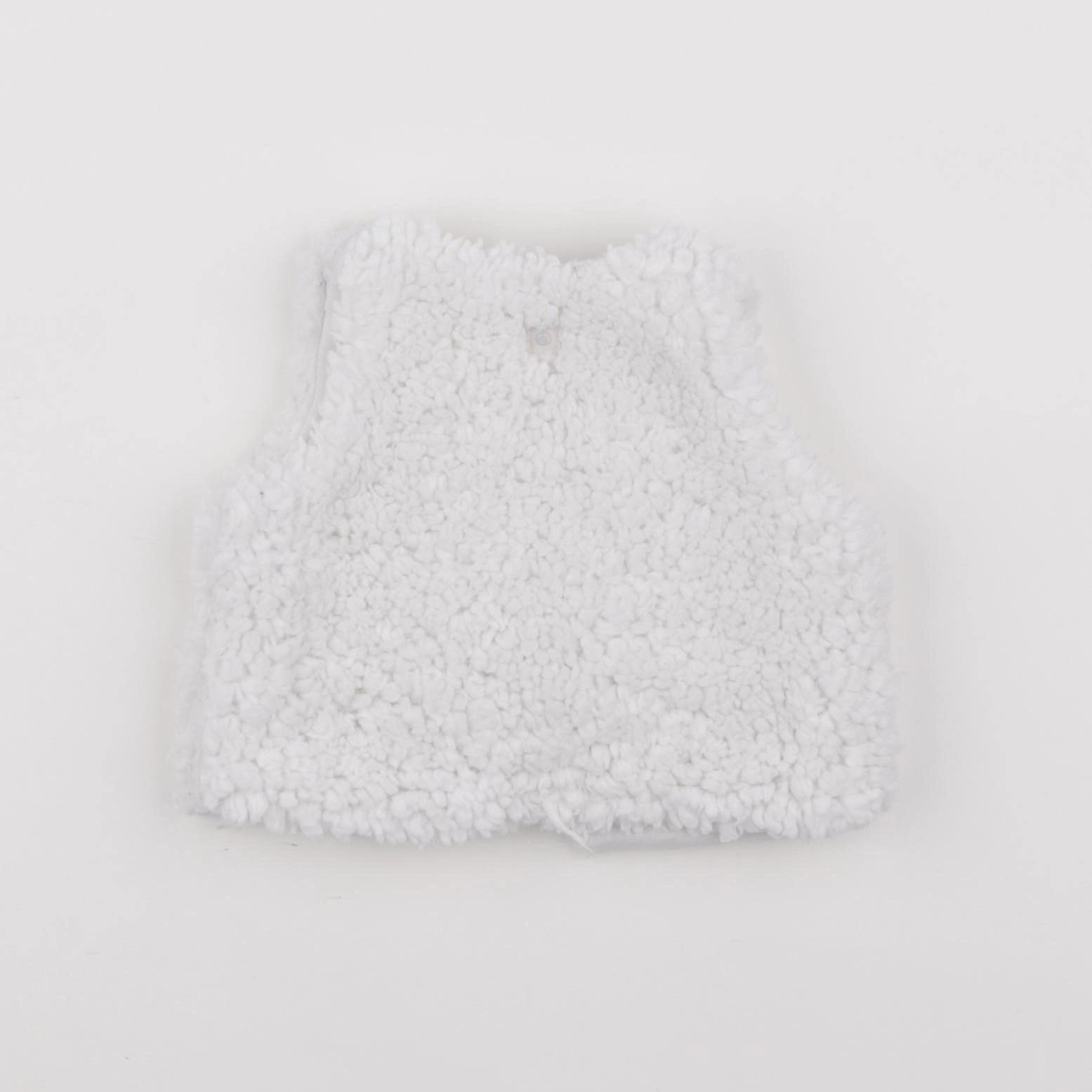 Petit Bateau - gilet blanc - 3 mois