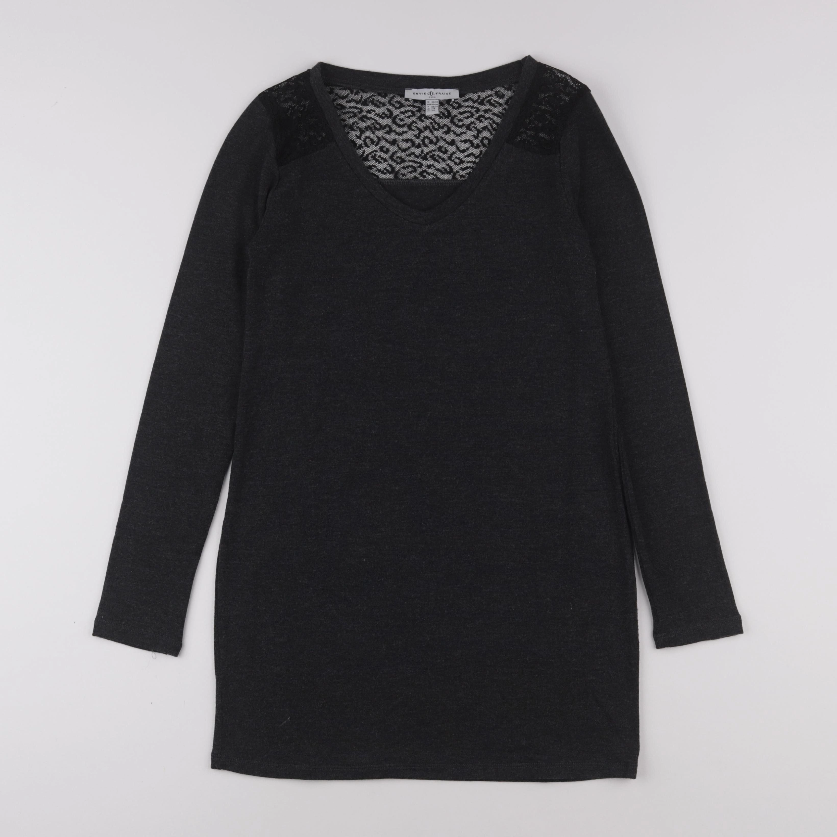 Envie de fraise - robe grossesse gris - 34 à 36