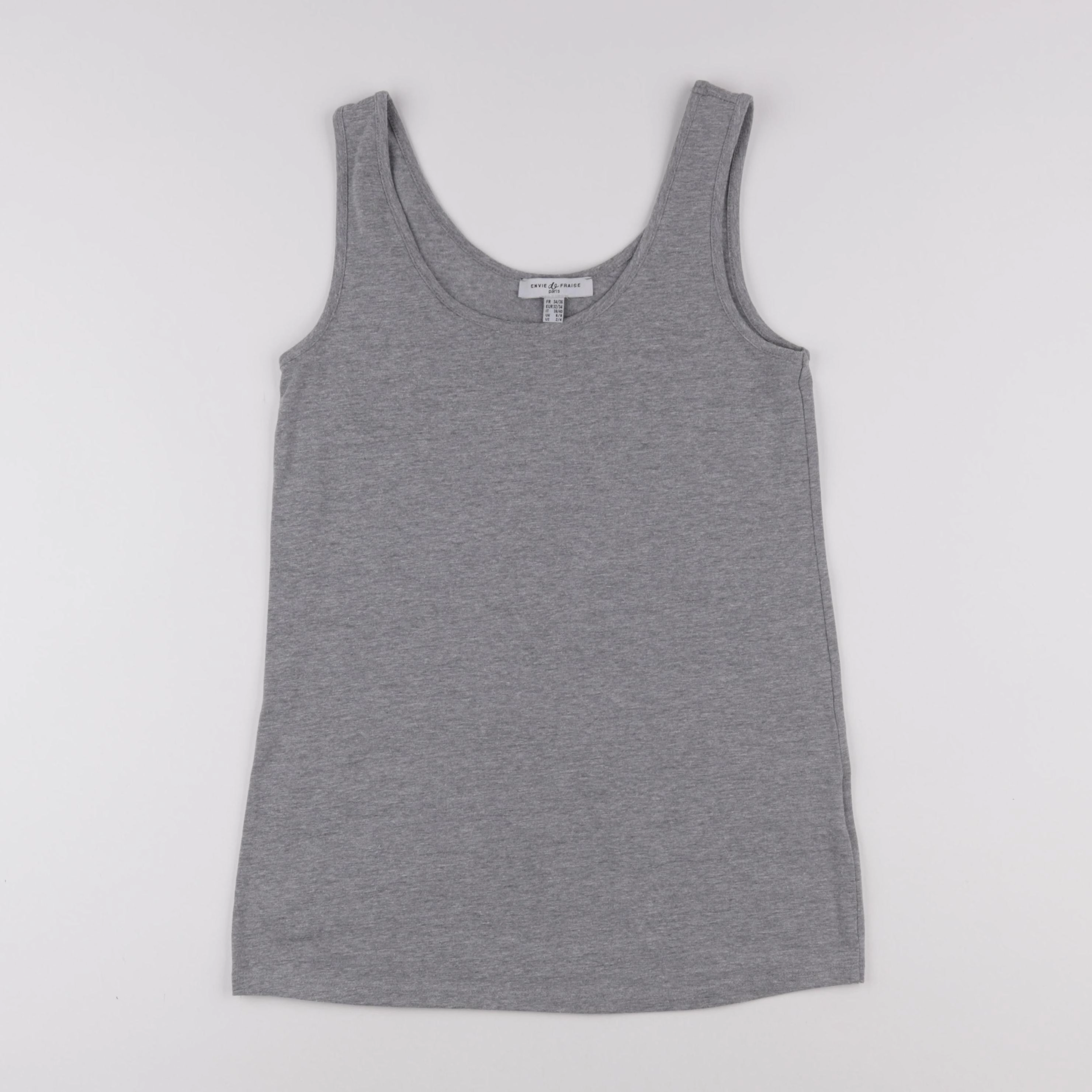 Envie de fraise - tee-shirt grossesse gris - 34 à 36
