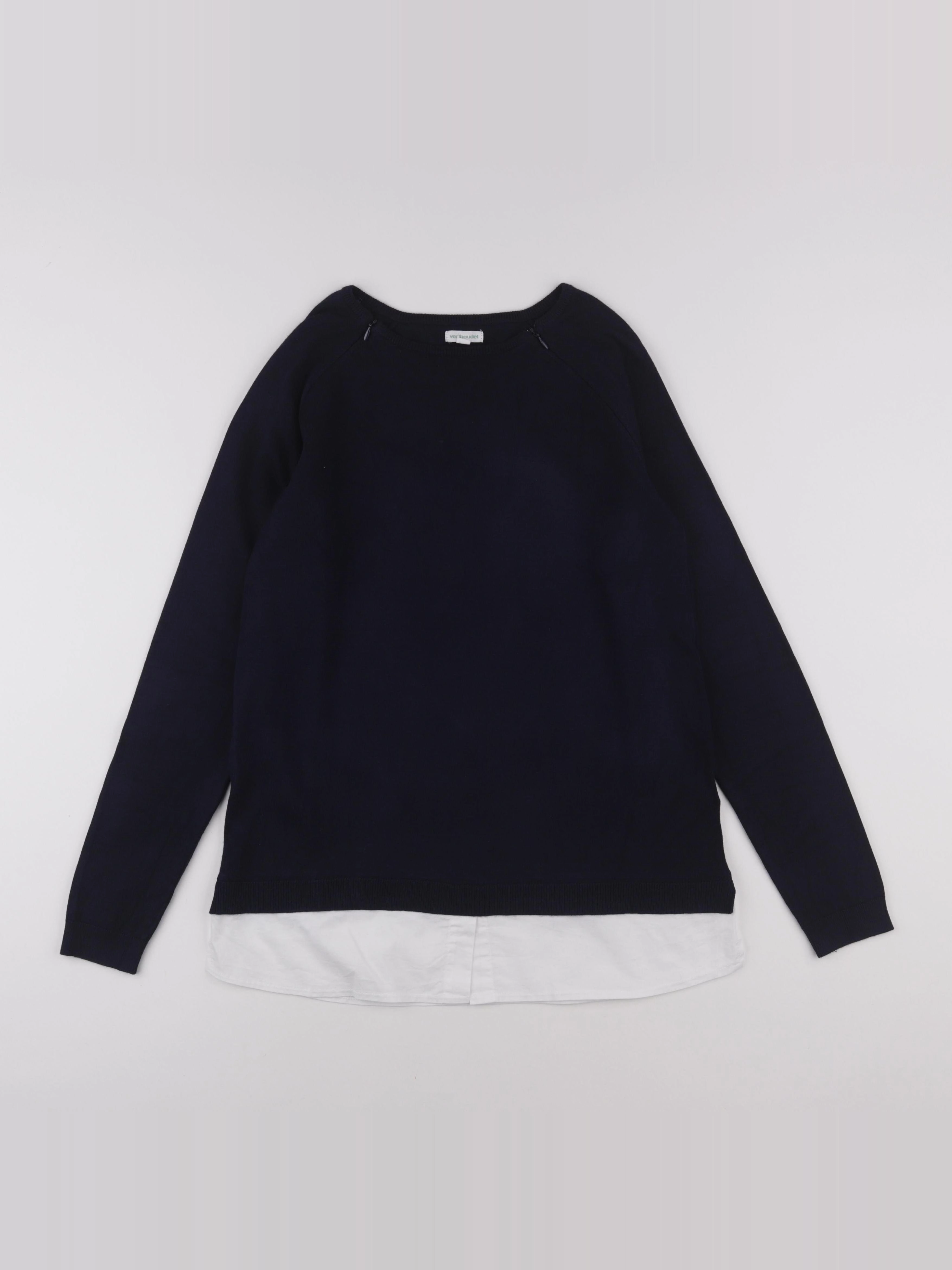 Vertbaudet - pull grossesse bleu - 34 à 36