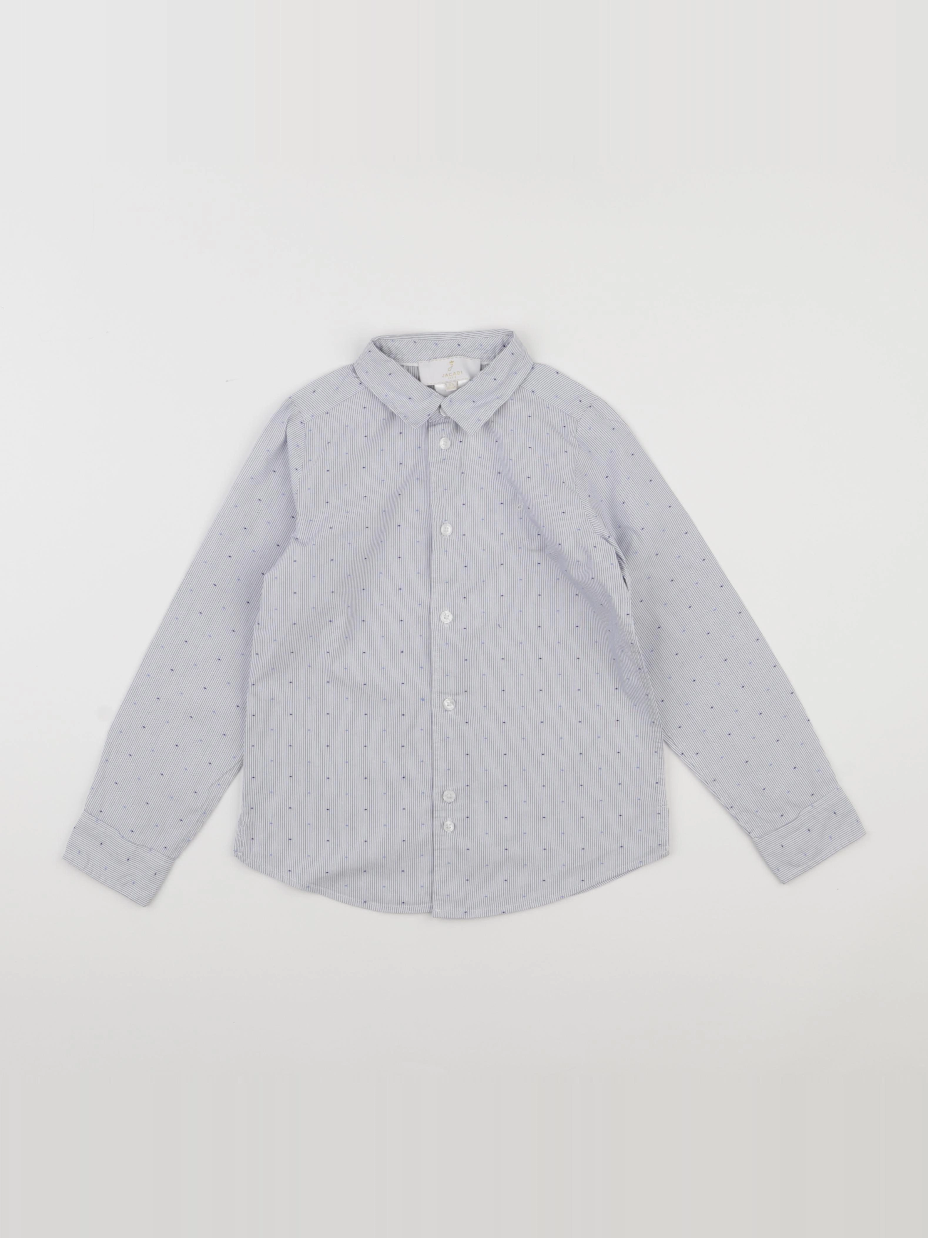 Jacadi - chemise blanc, bleu - 6 ans