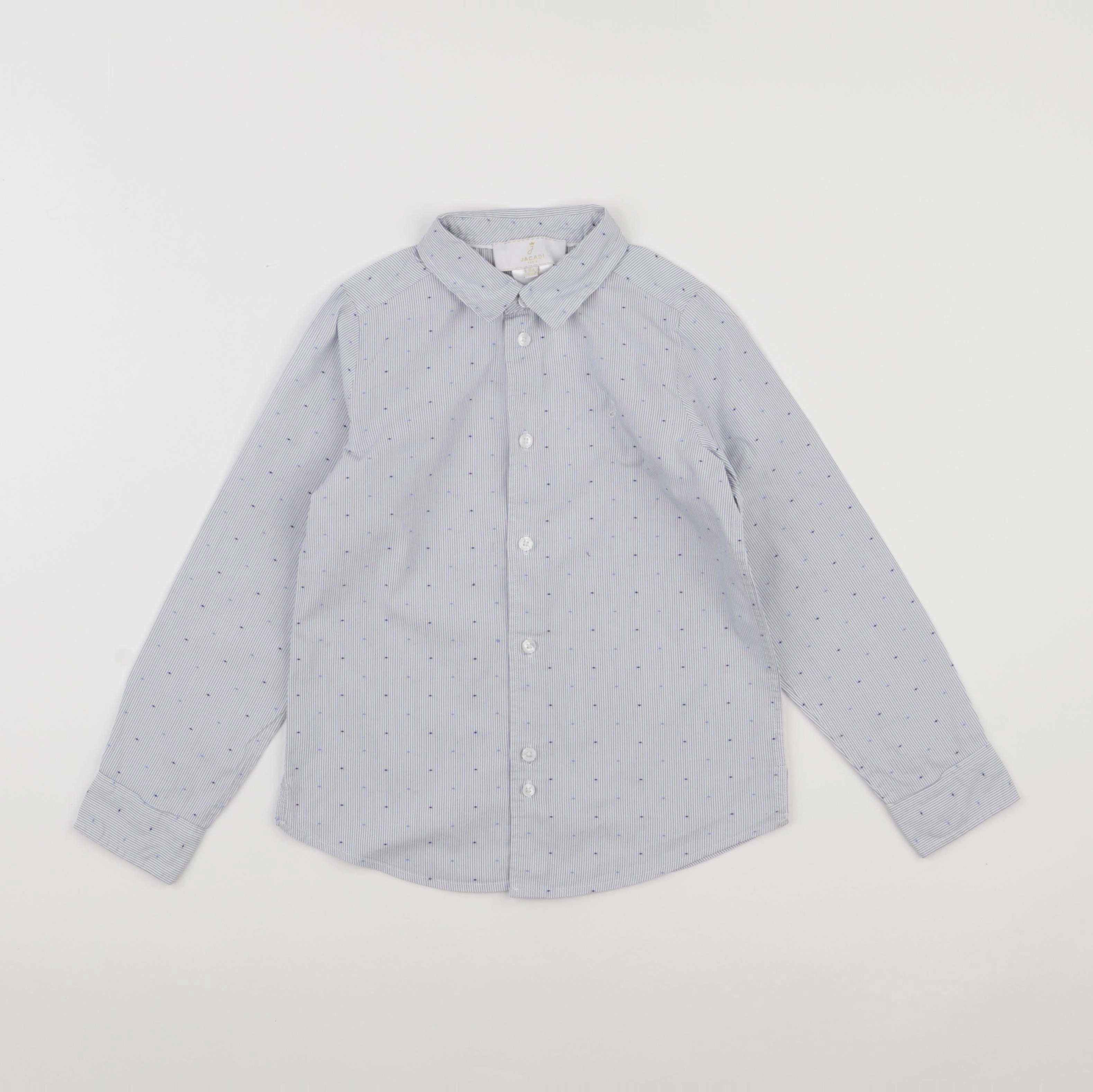 Jacadi - chemise blanc, bleu - 6 ans