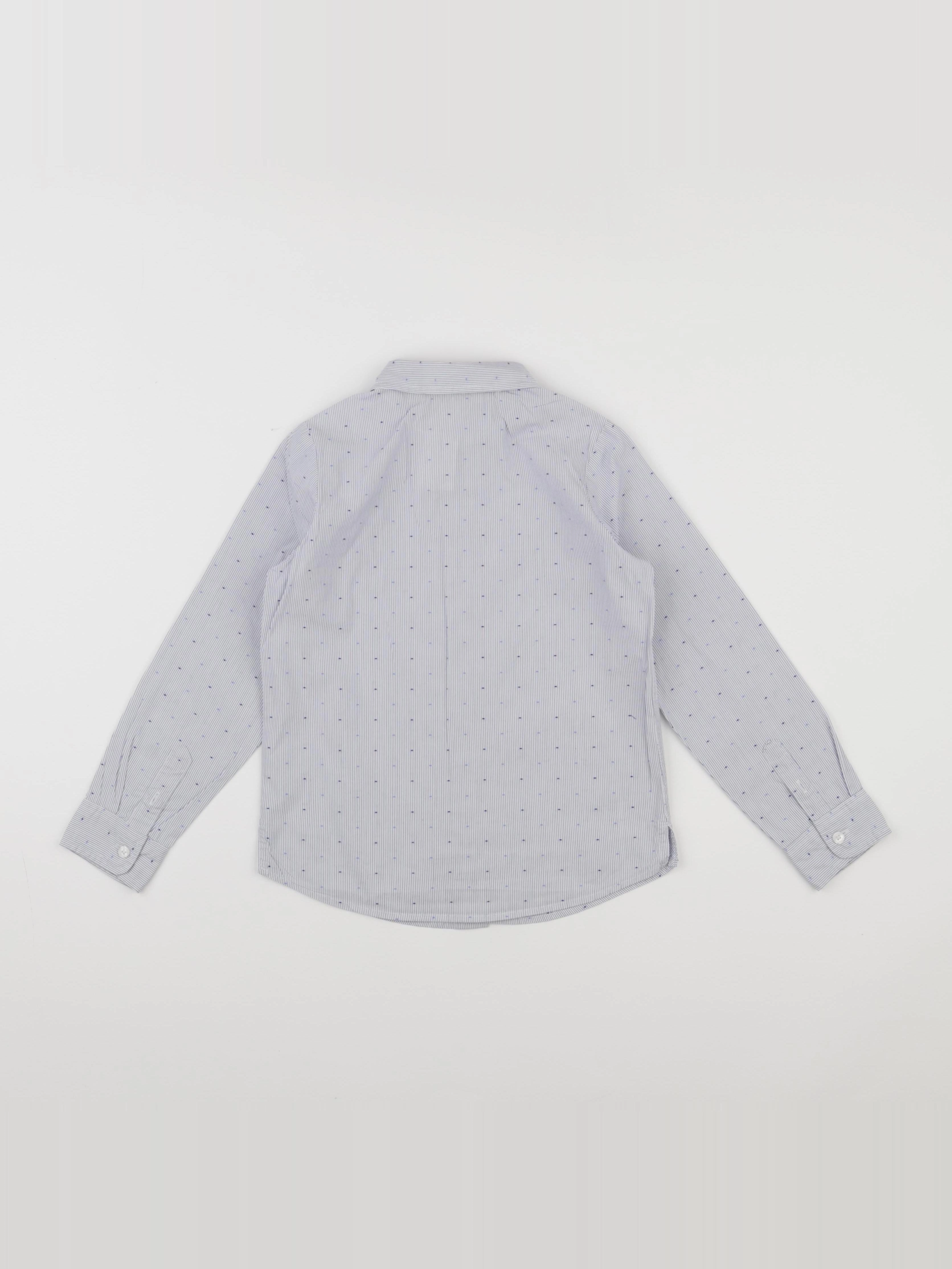 Jacadi - chemise blanc, bleu - 6 ans