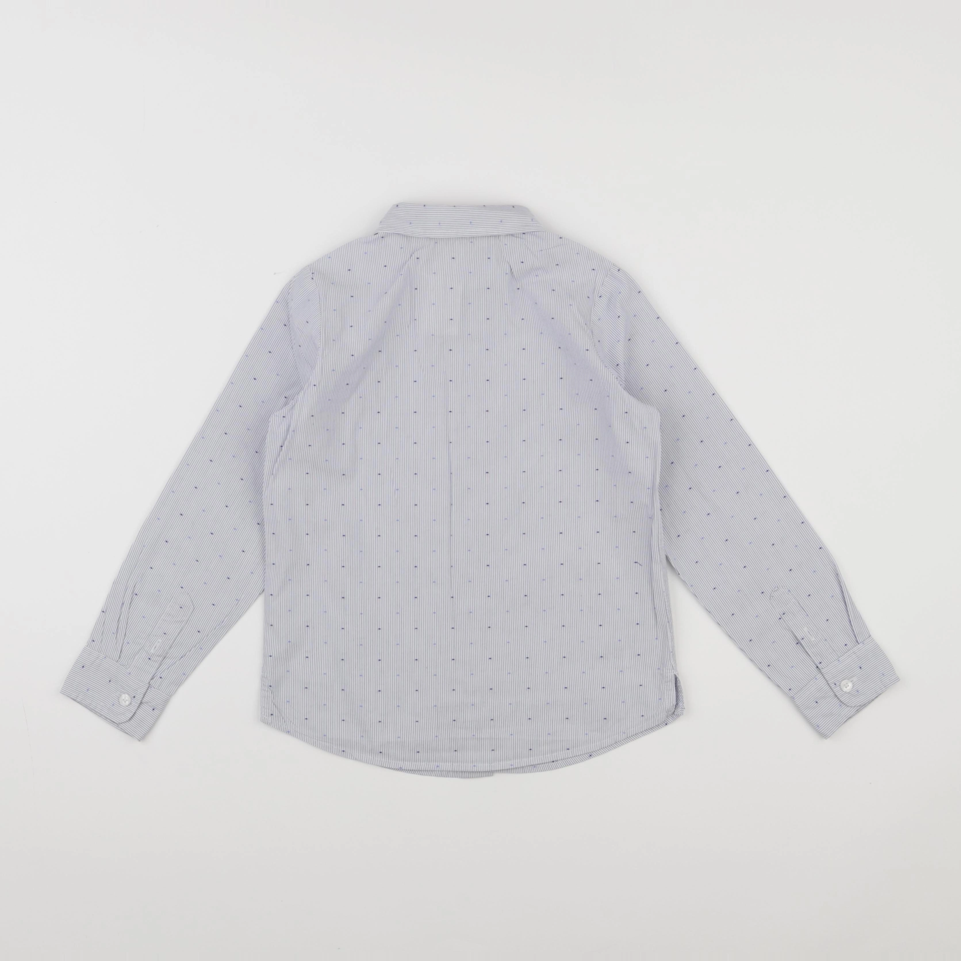 Jacadi - chemise blanc, bleu - 6 ans