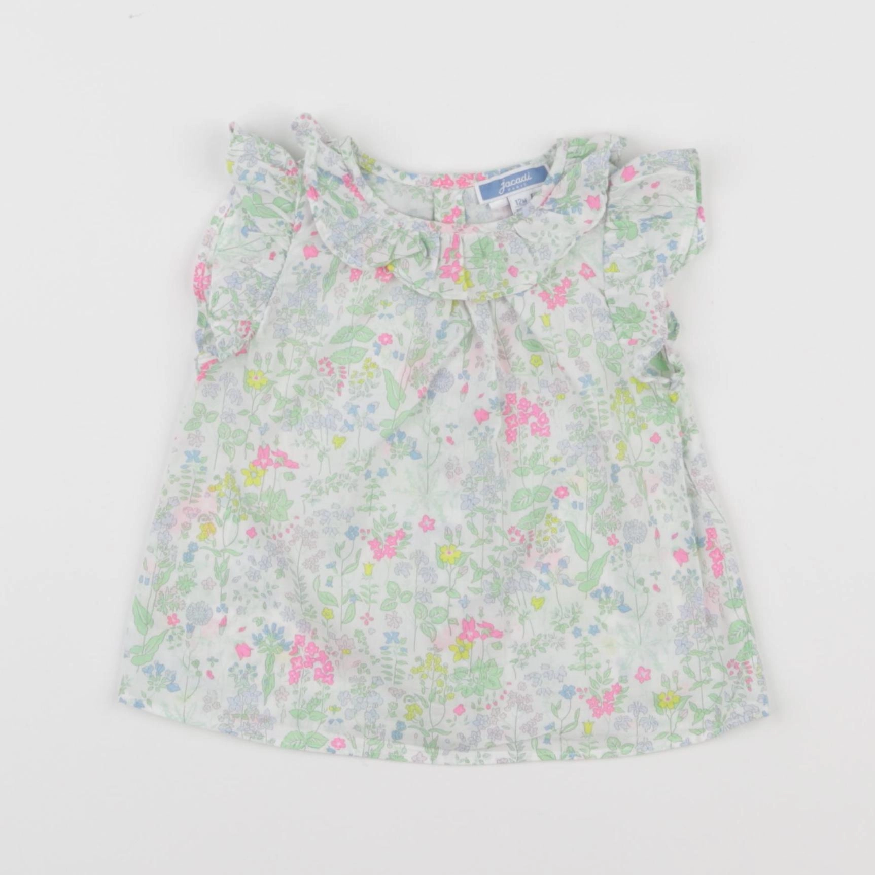 Jacadi - blouse liberty multicolore - 12 mois