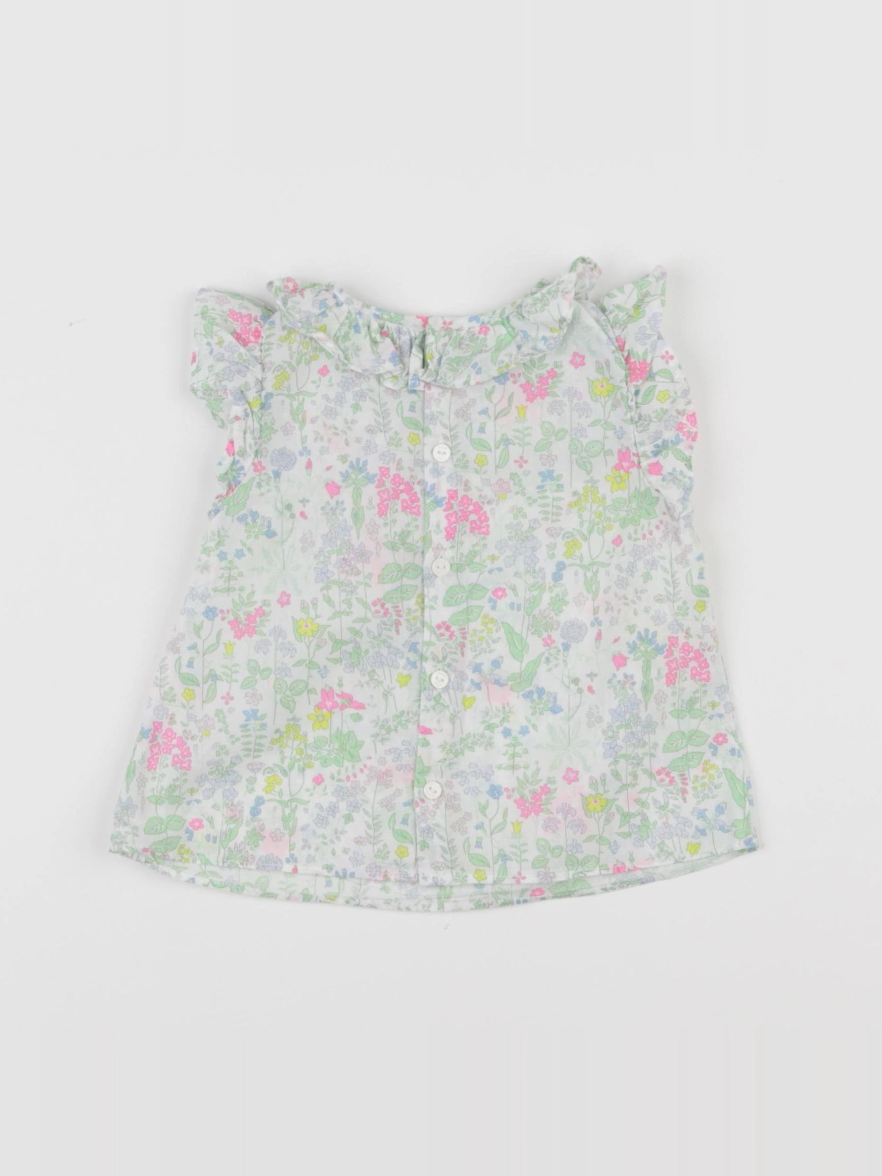 Jacadi - blouse liberty multicolore - 12 mois
