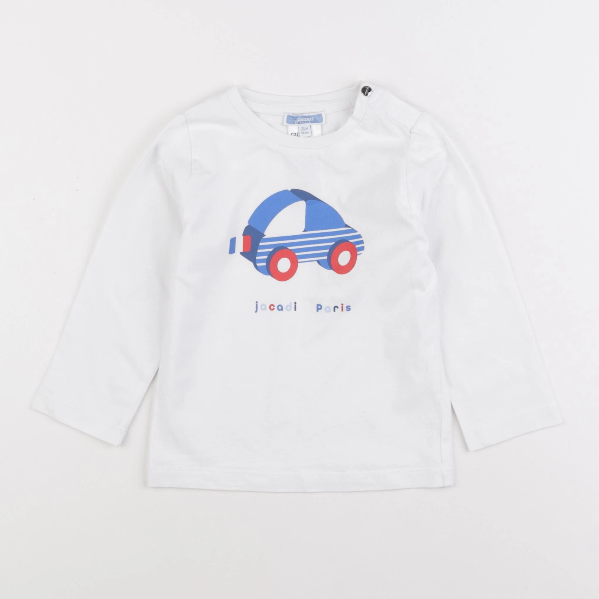 Jacadi - tee-shirt blanc - 36 mois