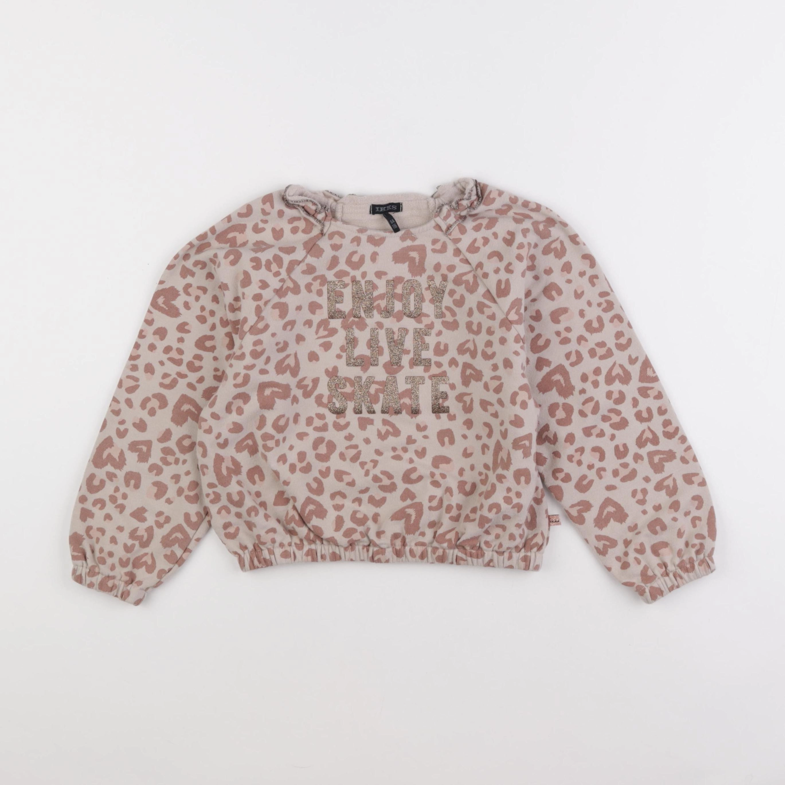 IKKS - sweat marron - 6 ans