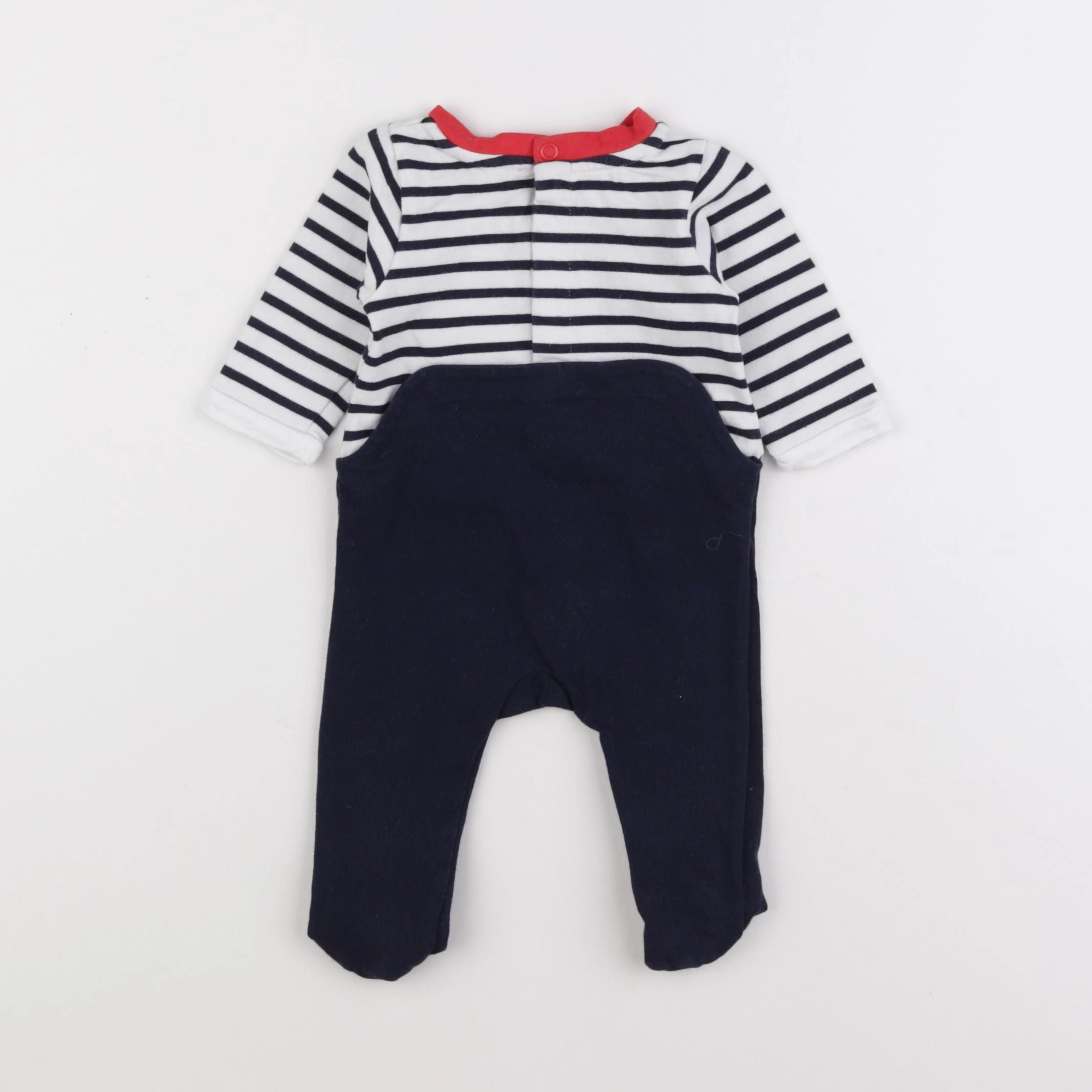 Jacadi - pyjama coton bleu - 3 mois