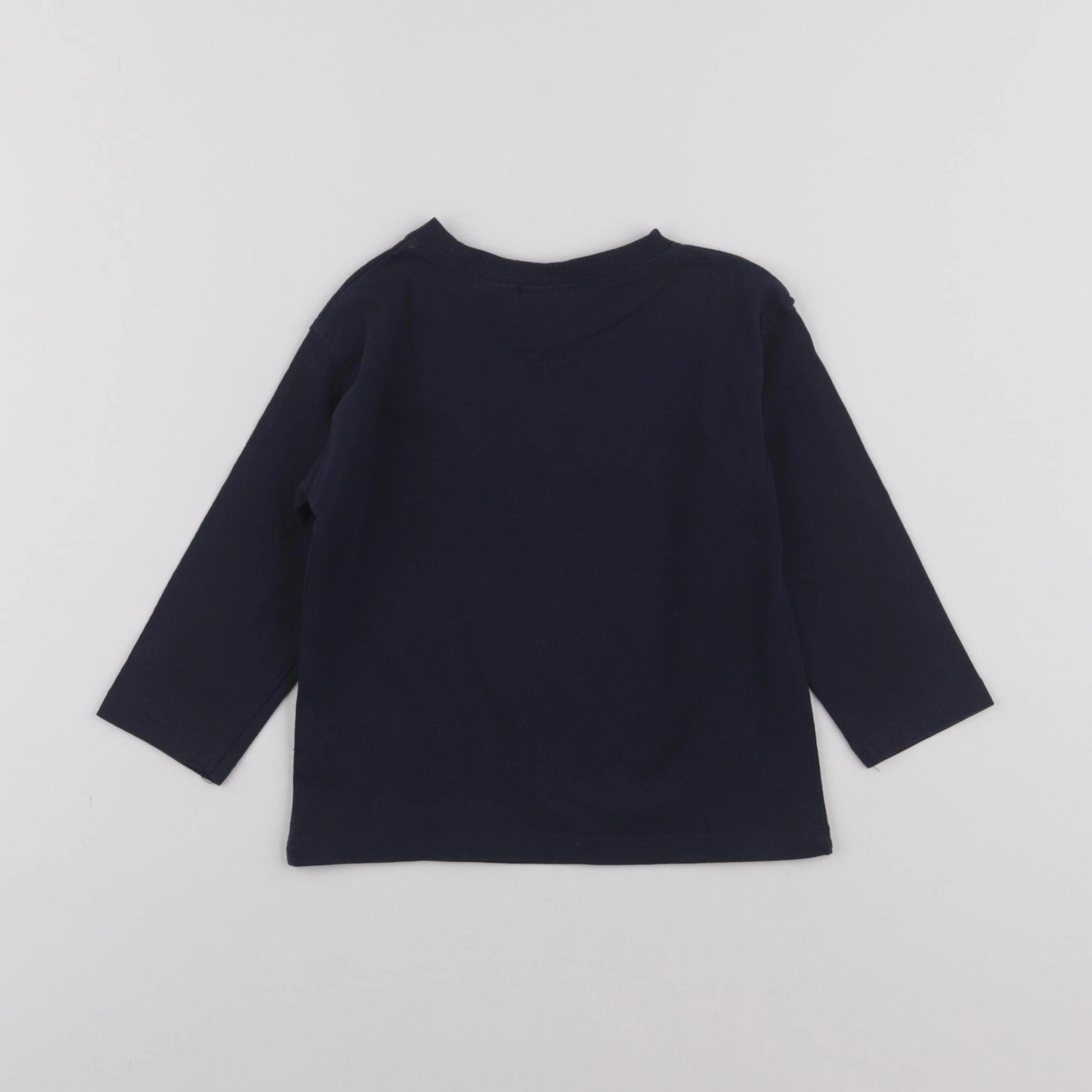 Zara - tee-shirt bleu - 9/12 mois