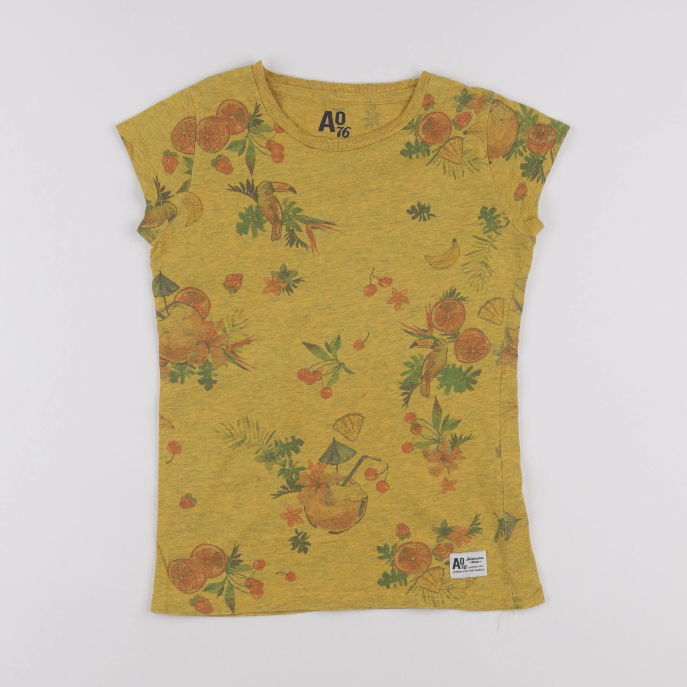 American Outfitters - tee-shirt jaune - 8 ans