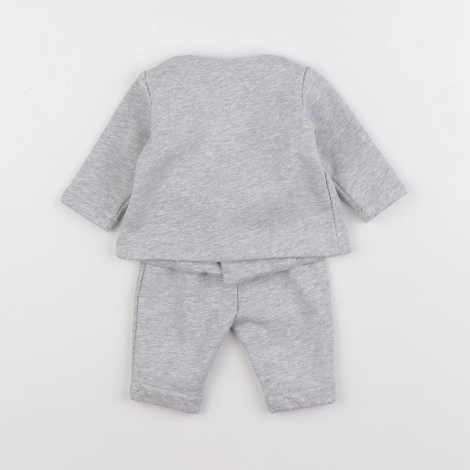 Jacadi - ensemble doublé gris - 1 mois