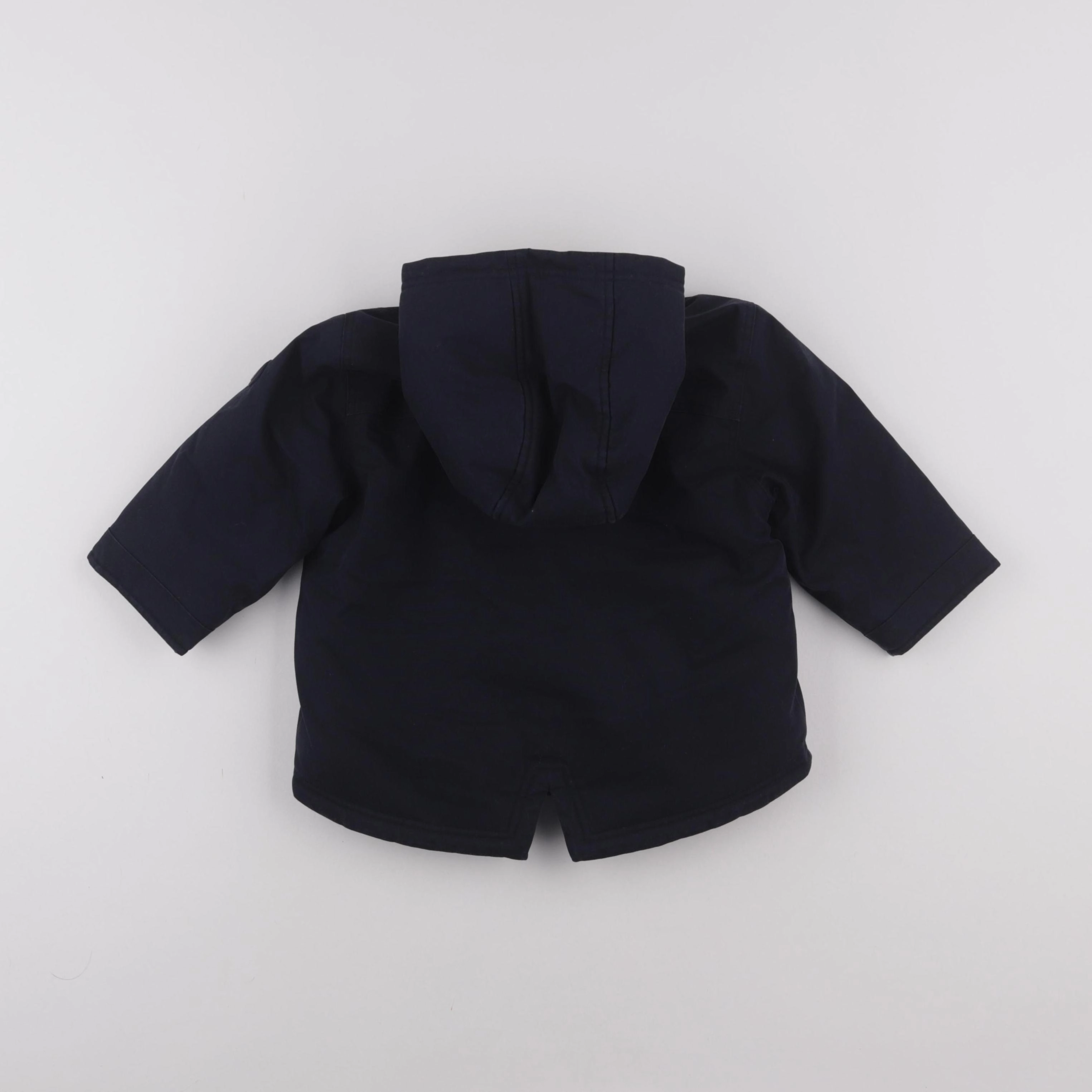 Petit Bateau - manteau bleu - 18 mois