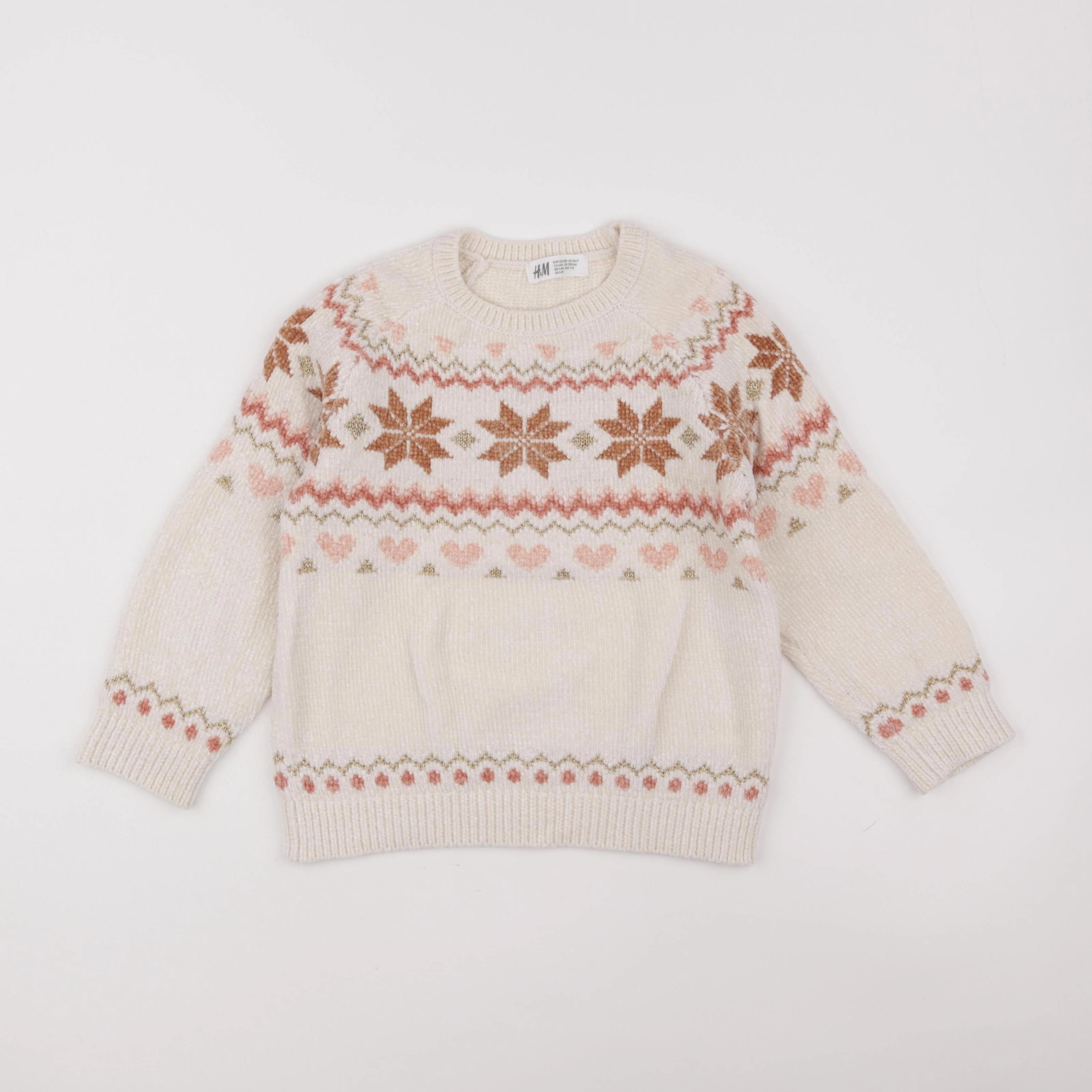 H&M - pull multicolore - 6/8 ans