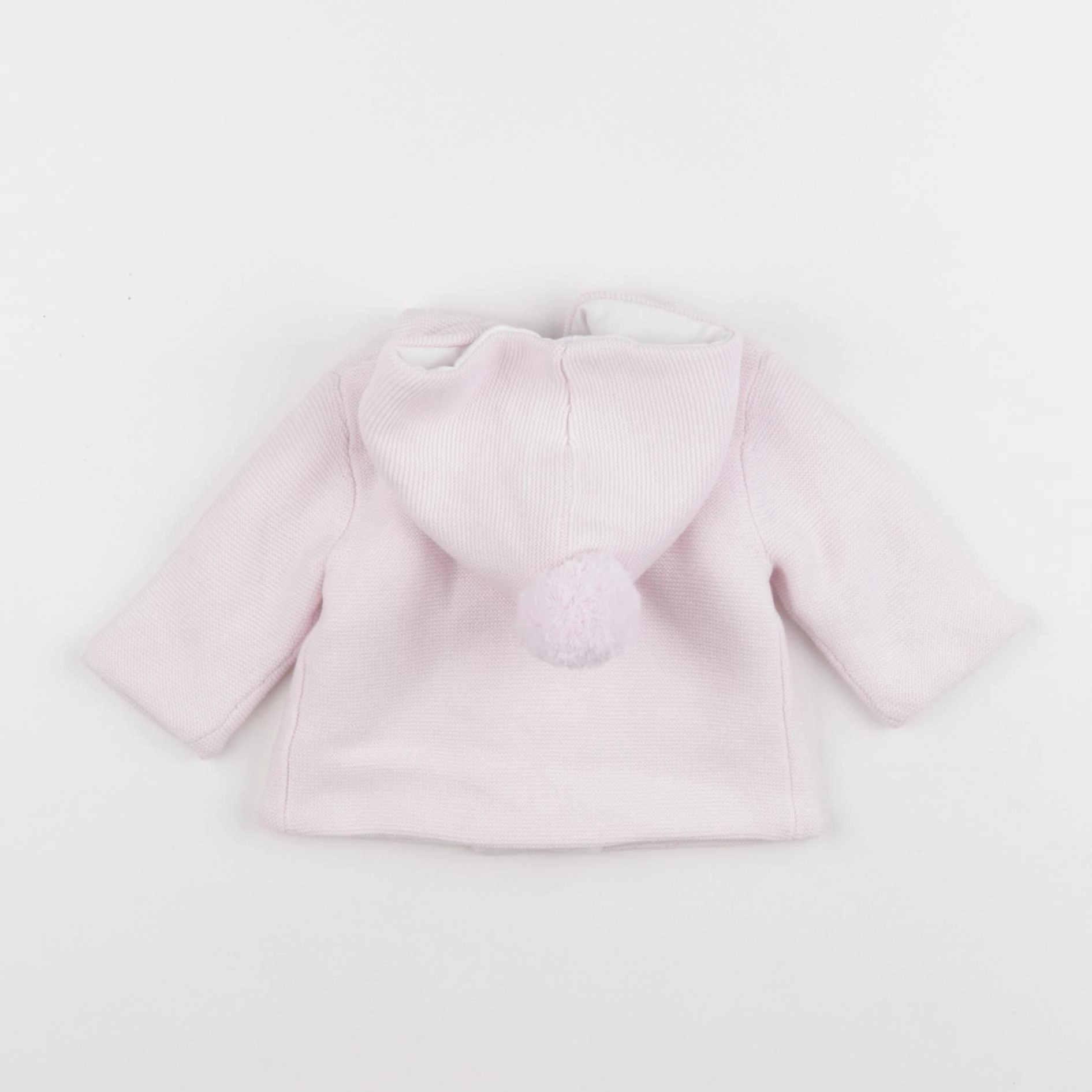 Jacadi - veste doublé rose - 1 mois