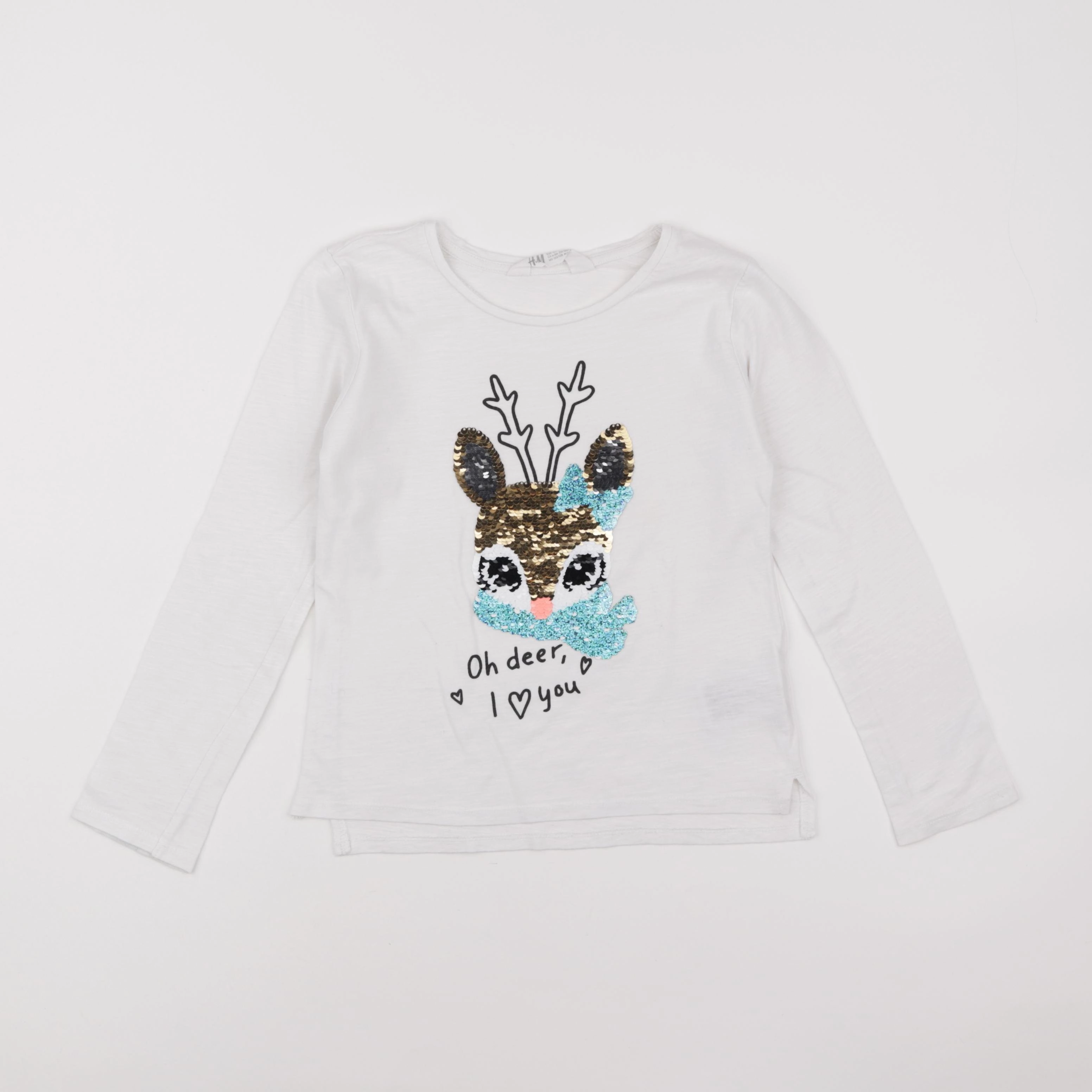 H&M - tee-shirt multicolore - 6/8 ans