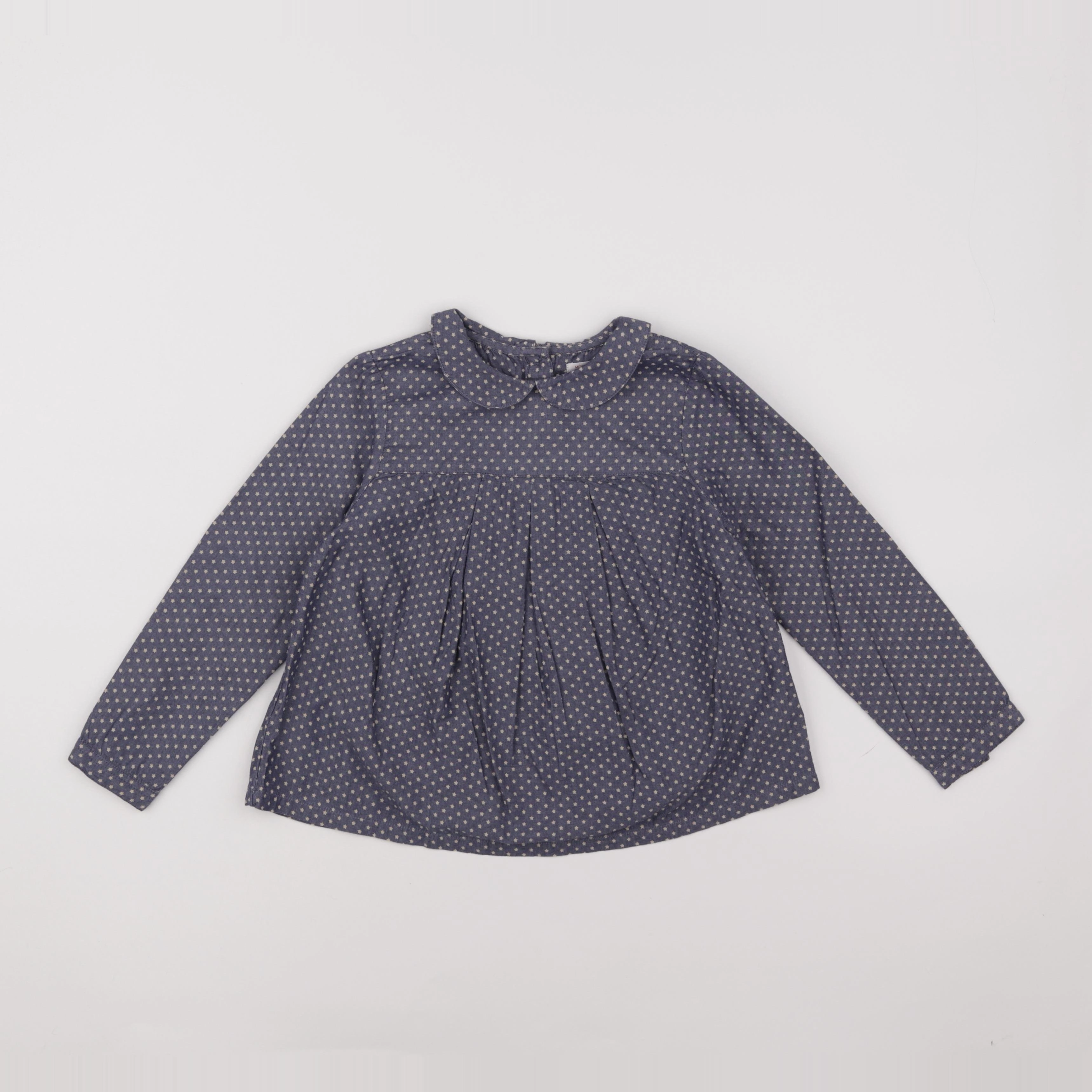 Monoprix - blouse bleu - 6 ans