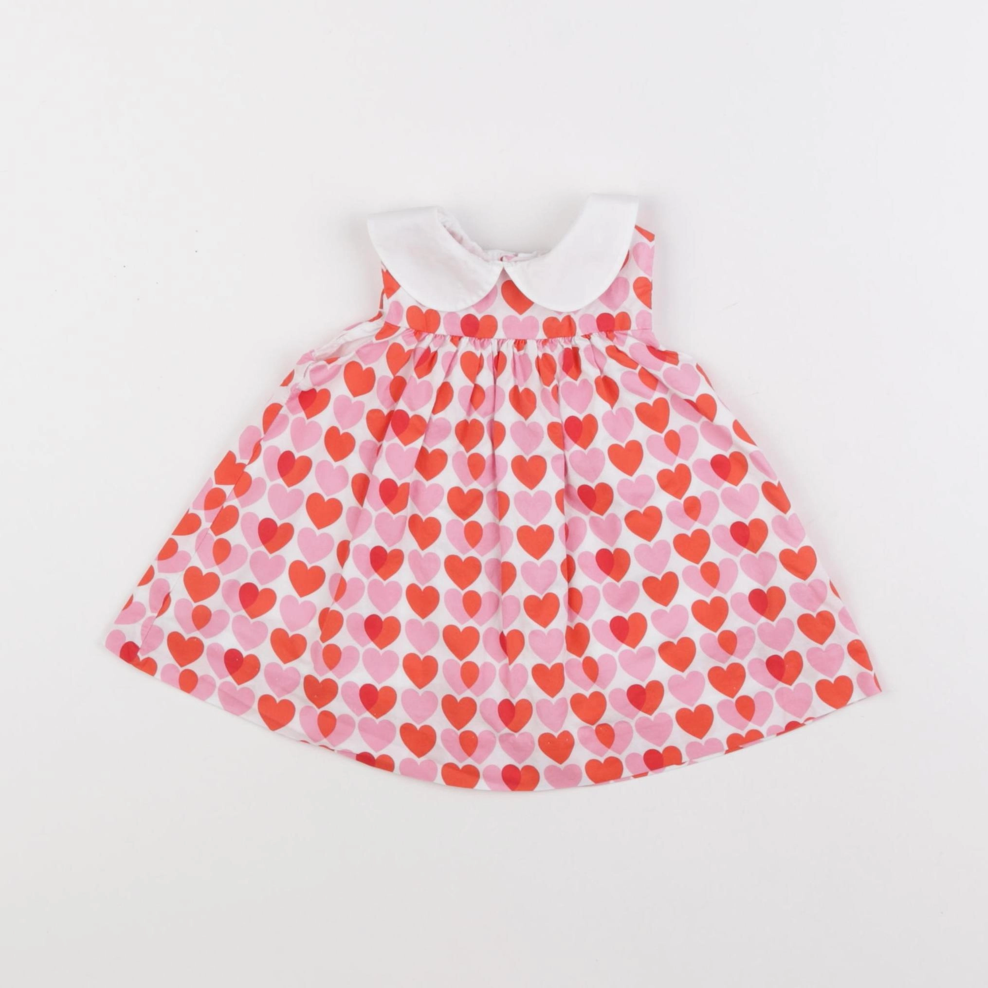 Jacadi - robe rose, rouge - 3 mois