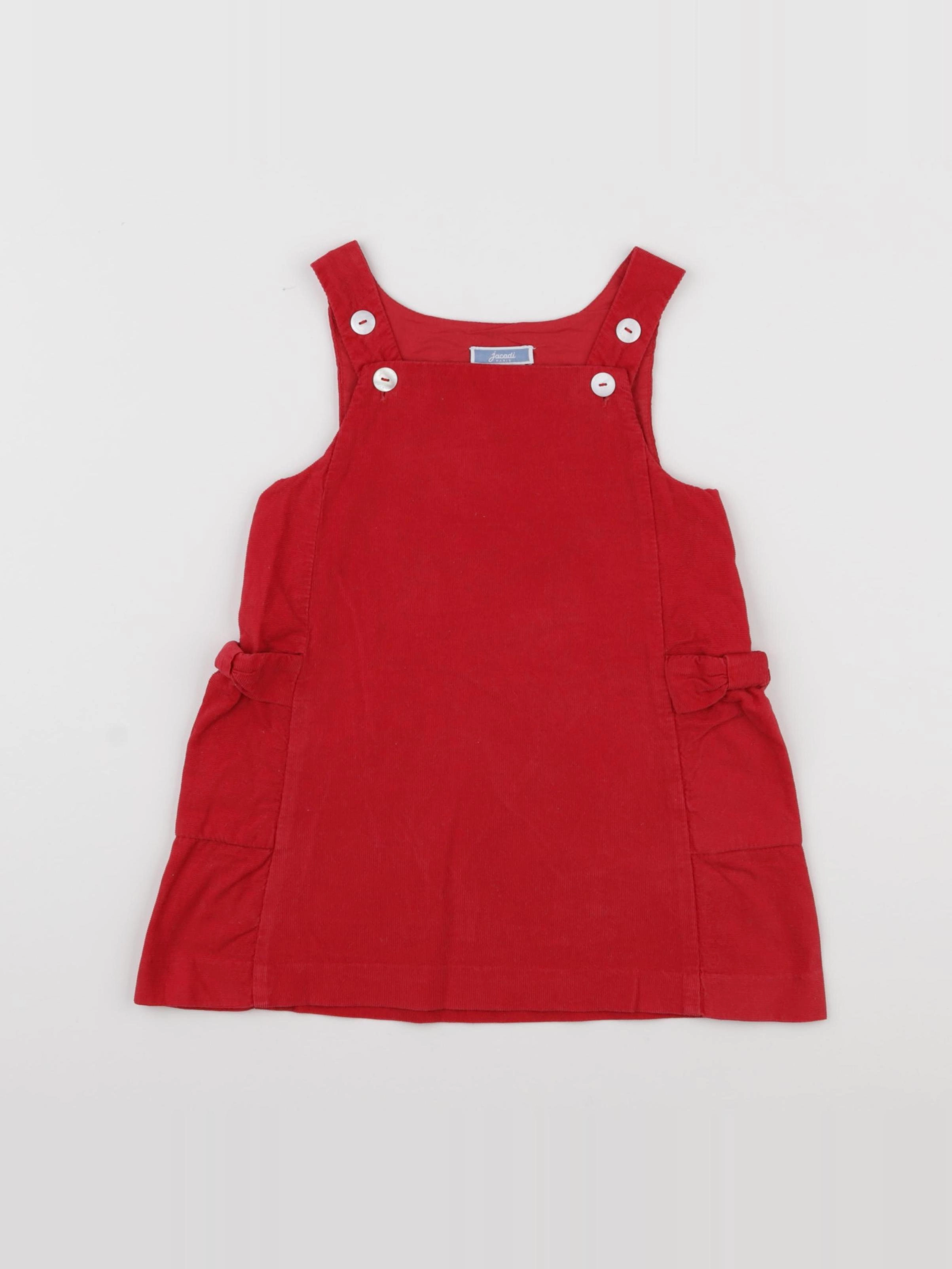 Jacadi - robe rouge - 24 mois