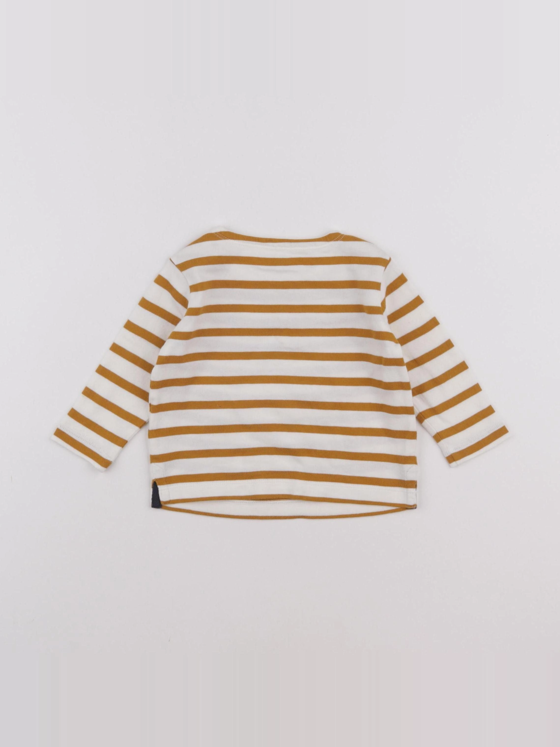 Boutchou - tee-shirt marron - 6 mois