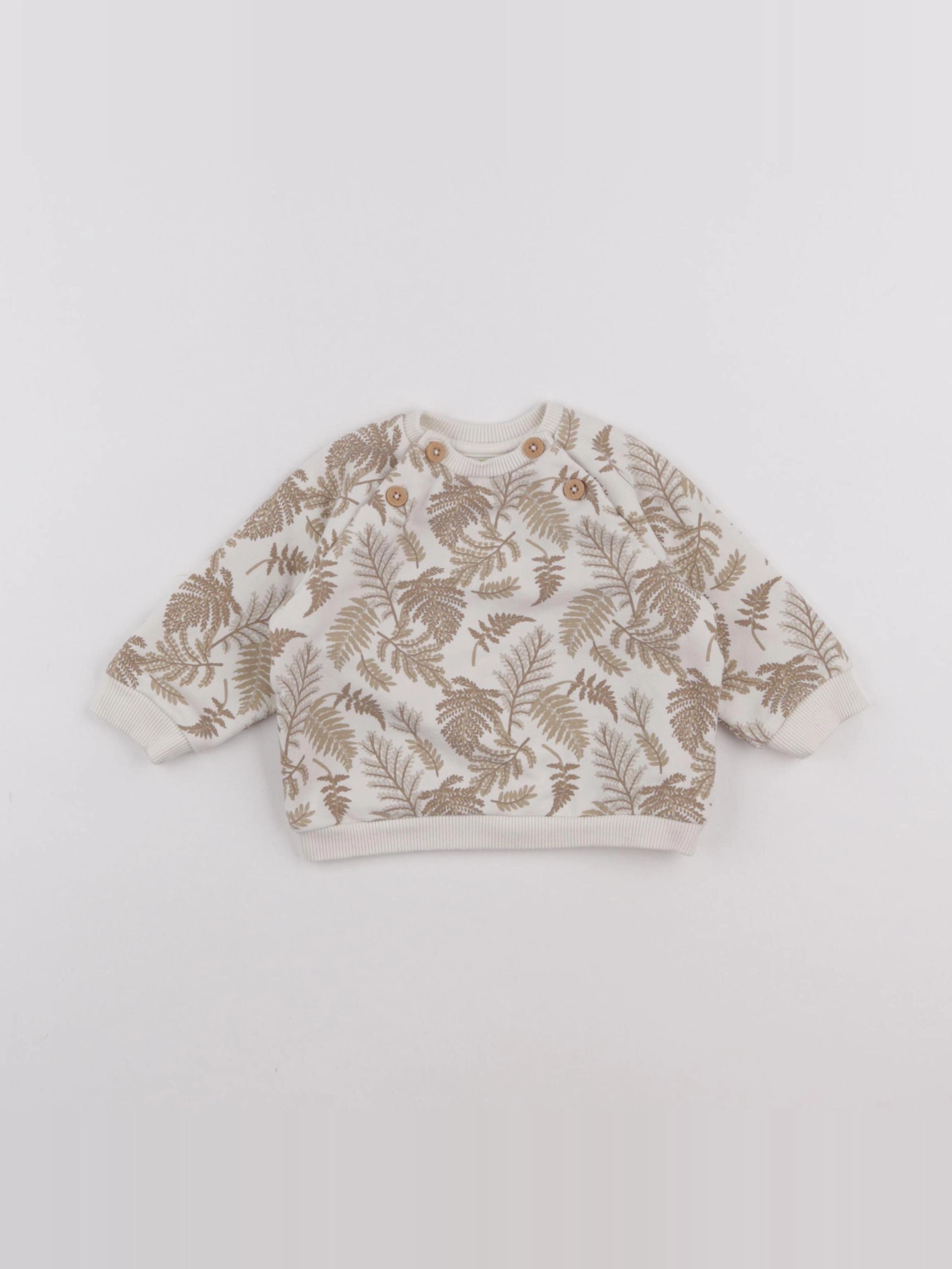 Tape à l'oeil - sweat marron - 6 mois