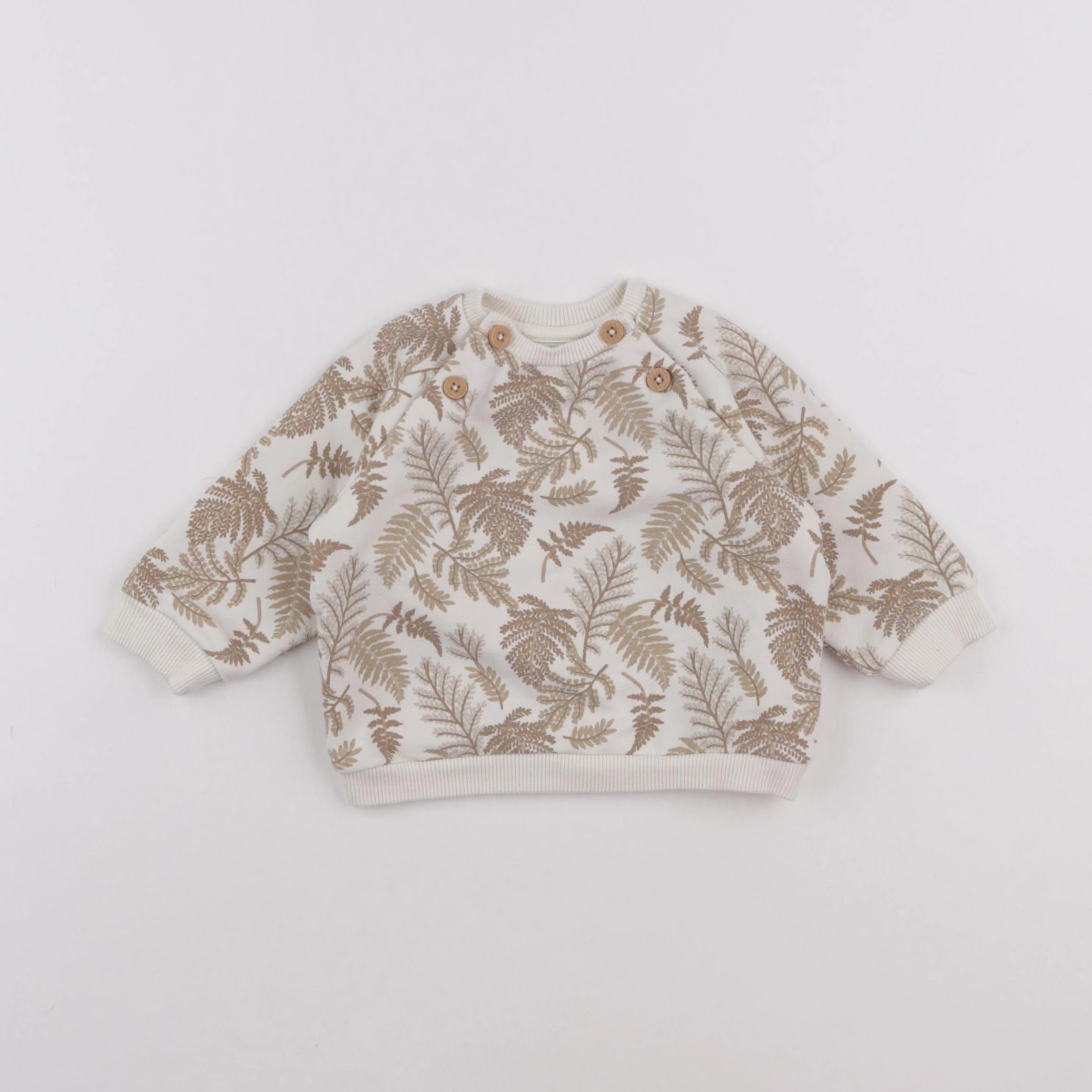 Tape à l'oeil - sweat marron - 6 mois