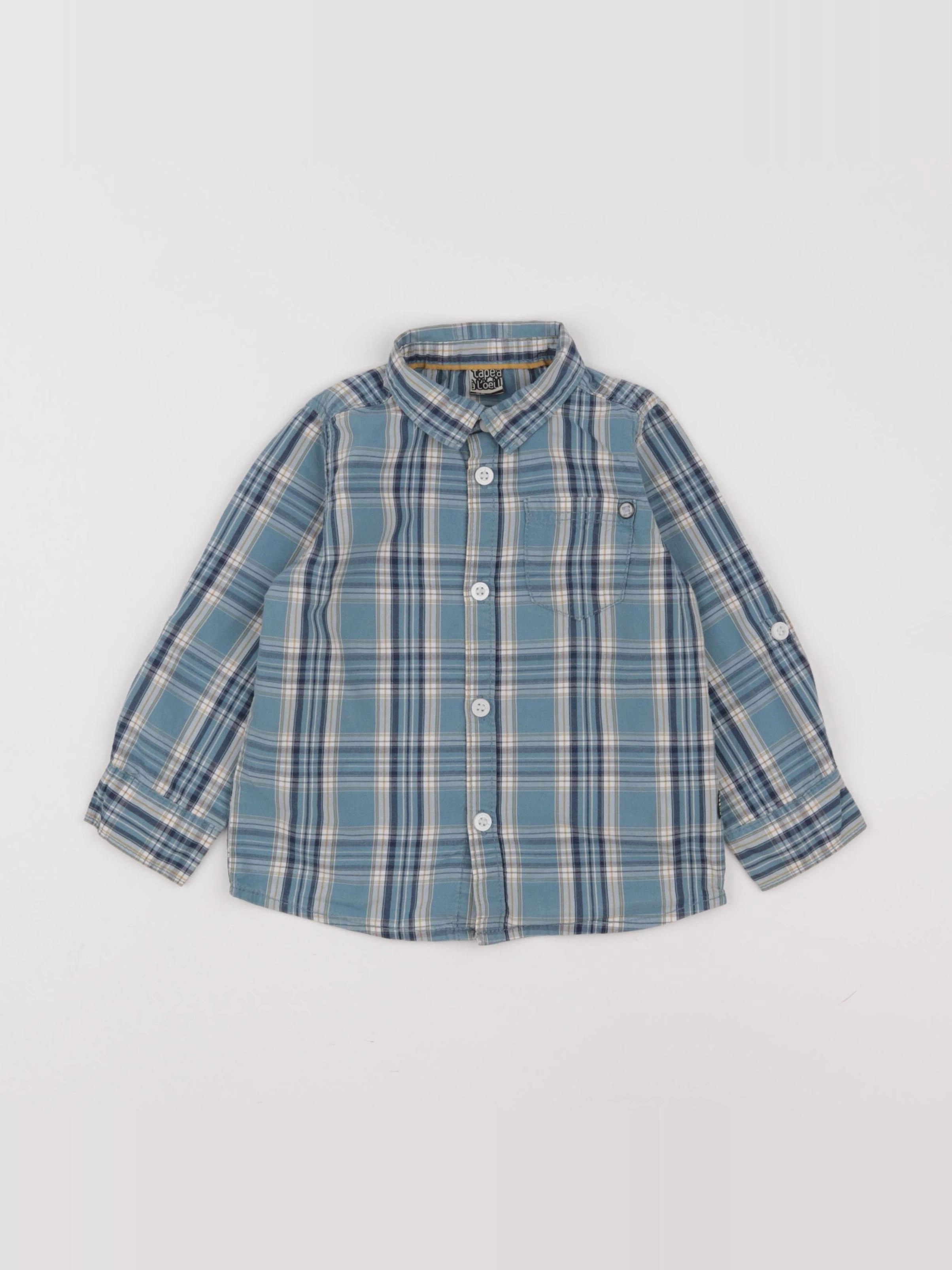 Tape à l'oeil - chemise bleu - 2 ans