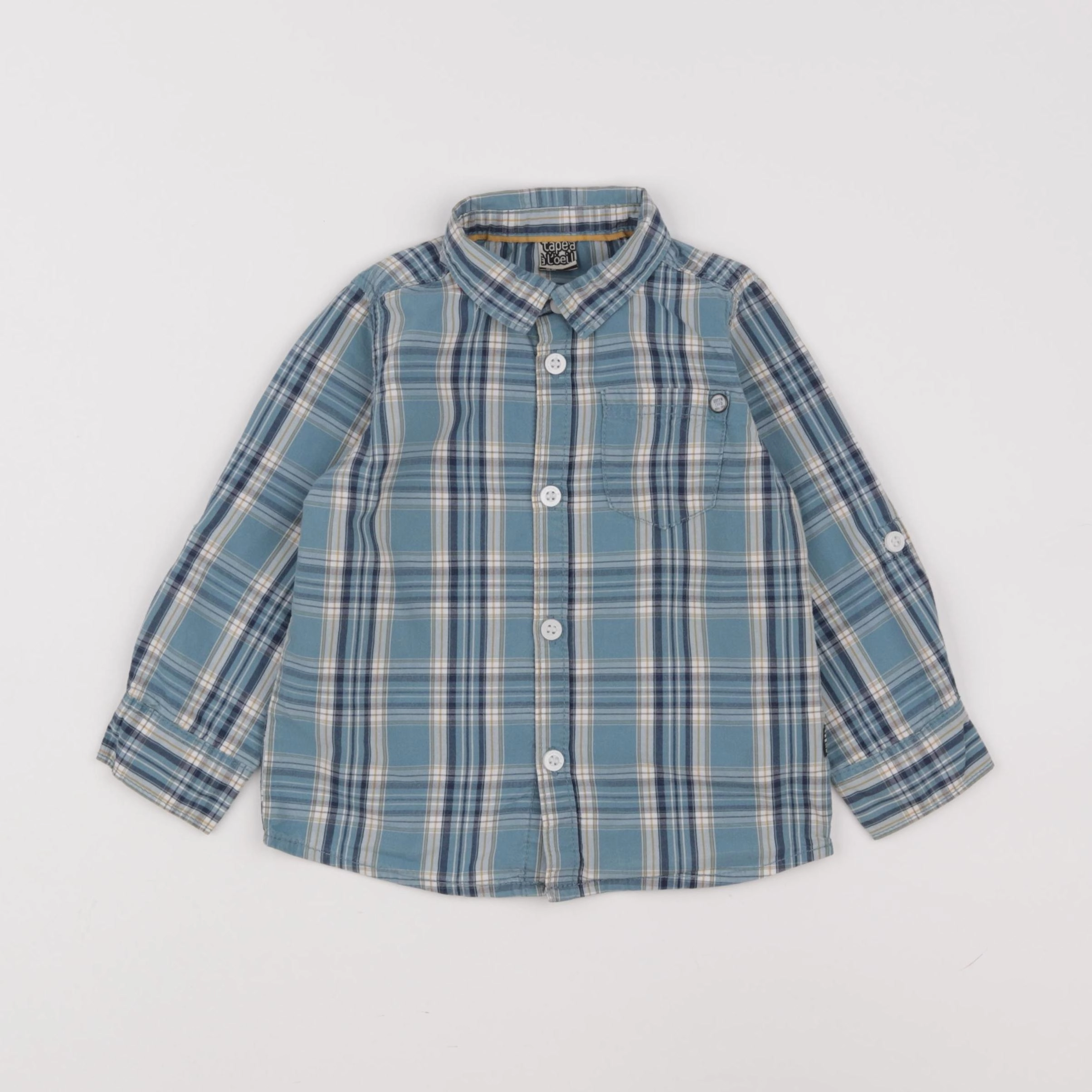 Tape à l'oeil - chemise bleu - 2 ans