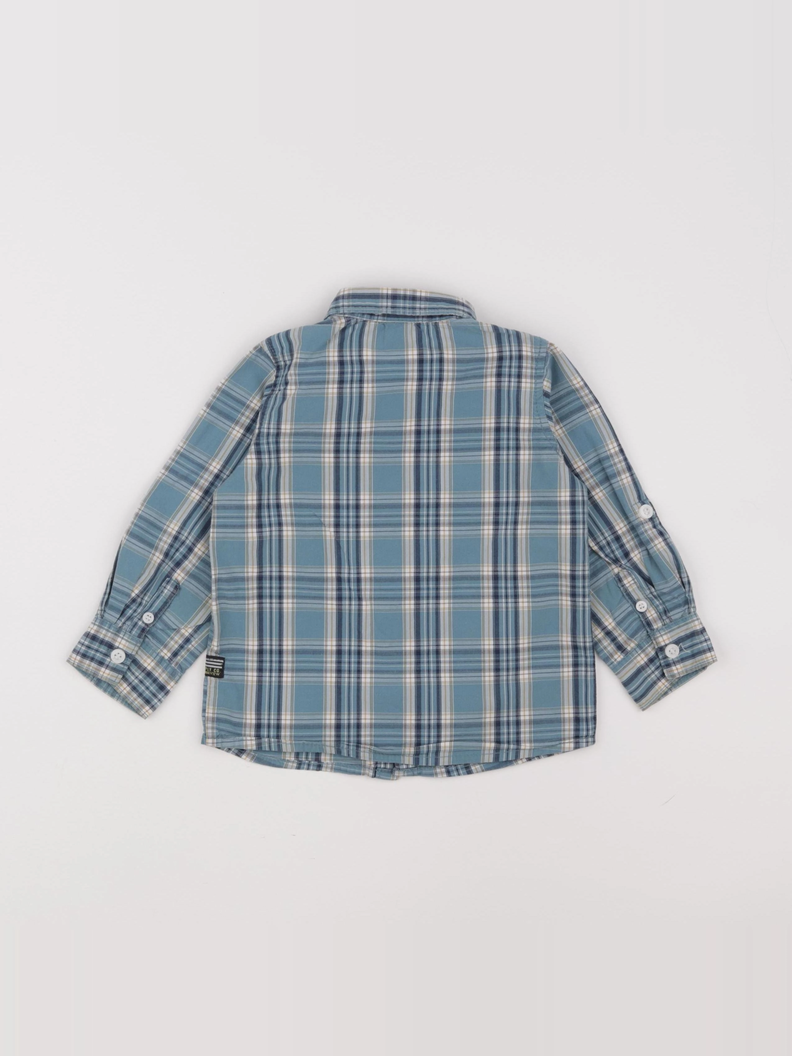 Tape à l'oeil - chemise bleu - 2 ans