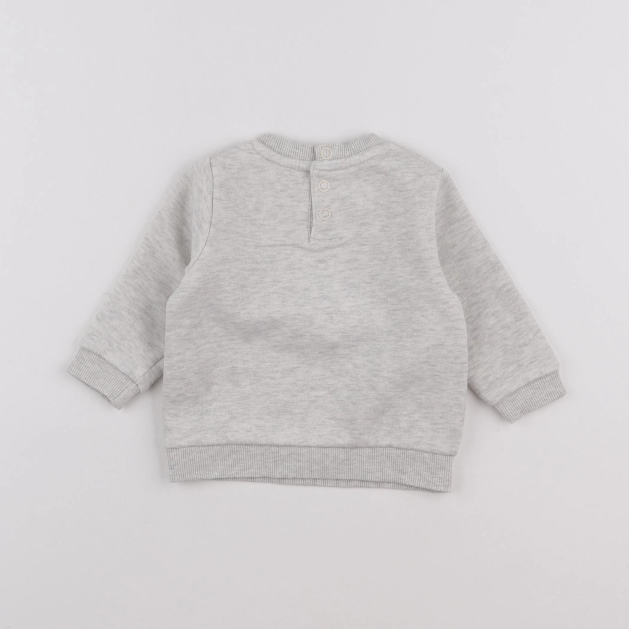 Tape à l'oeil - sweat gris - 6 mois