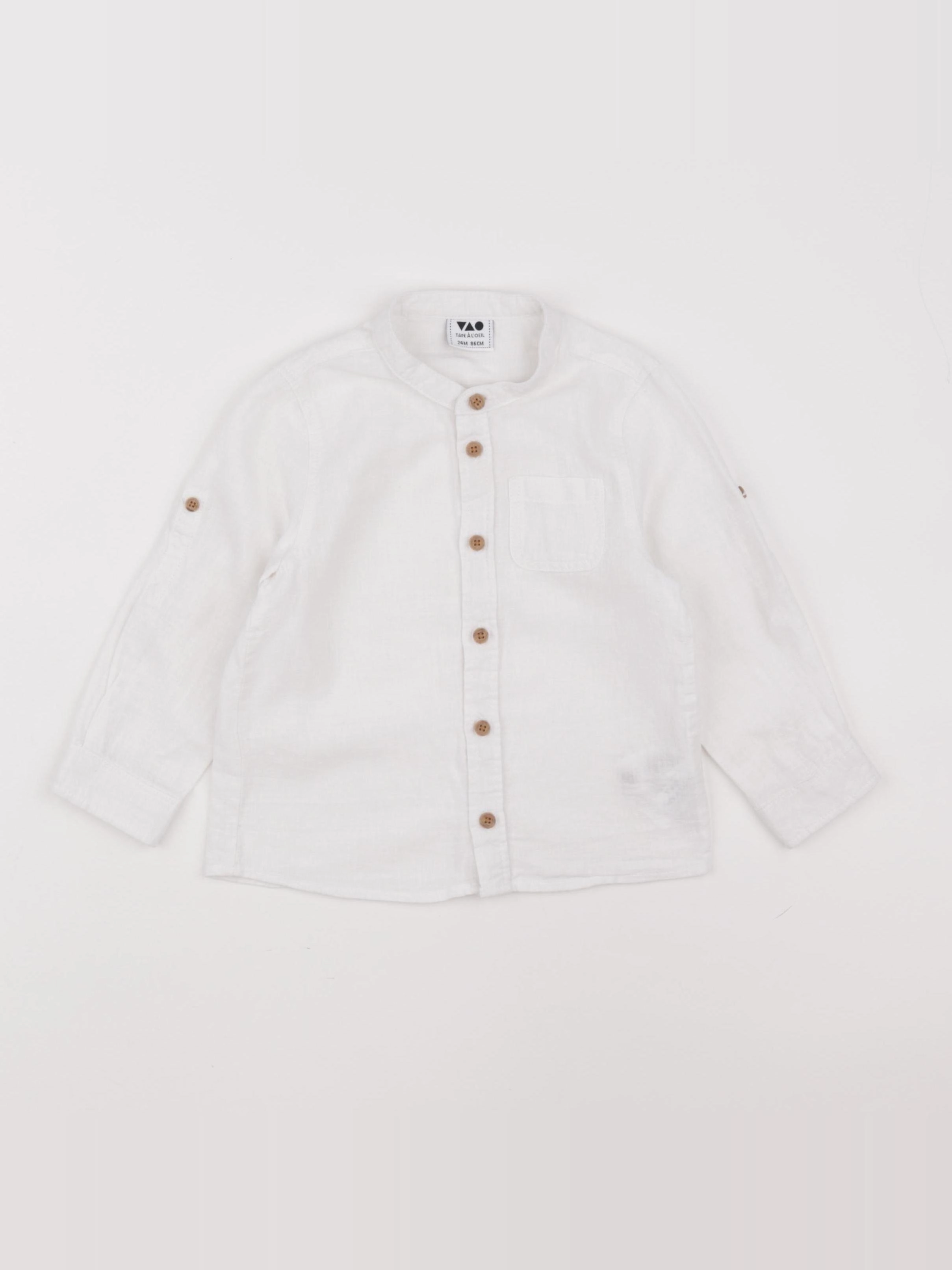 Tape à l'oeil - chemise blanc - 2 ans