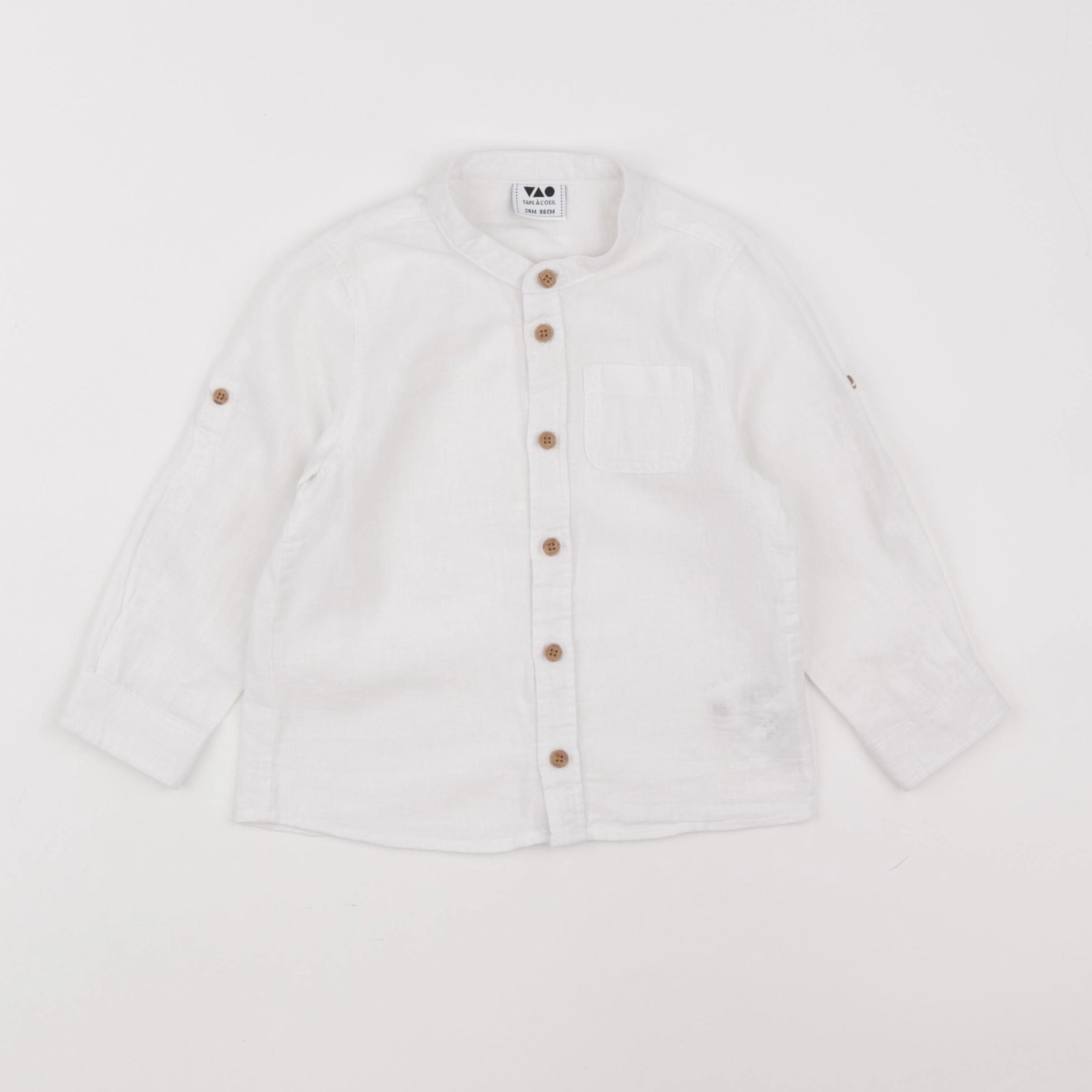 Tape à l'oeil - chemise blanc - 2 ans