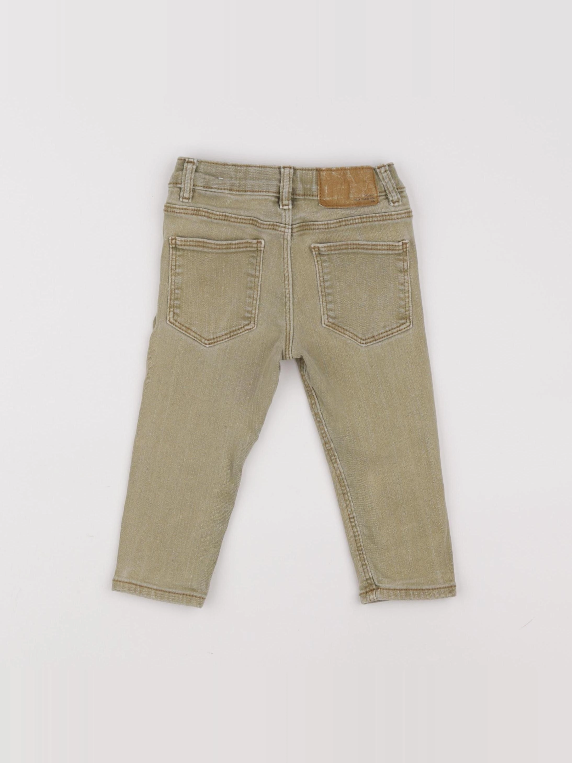 Zara - jean vert - 12/18 mois
