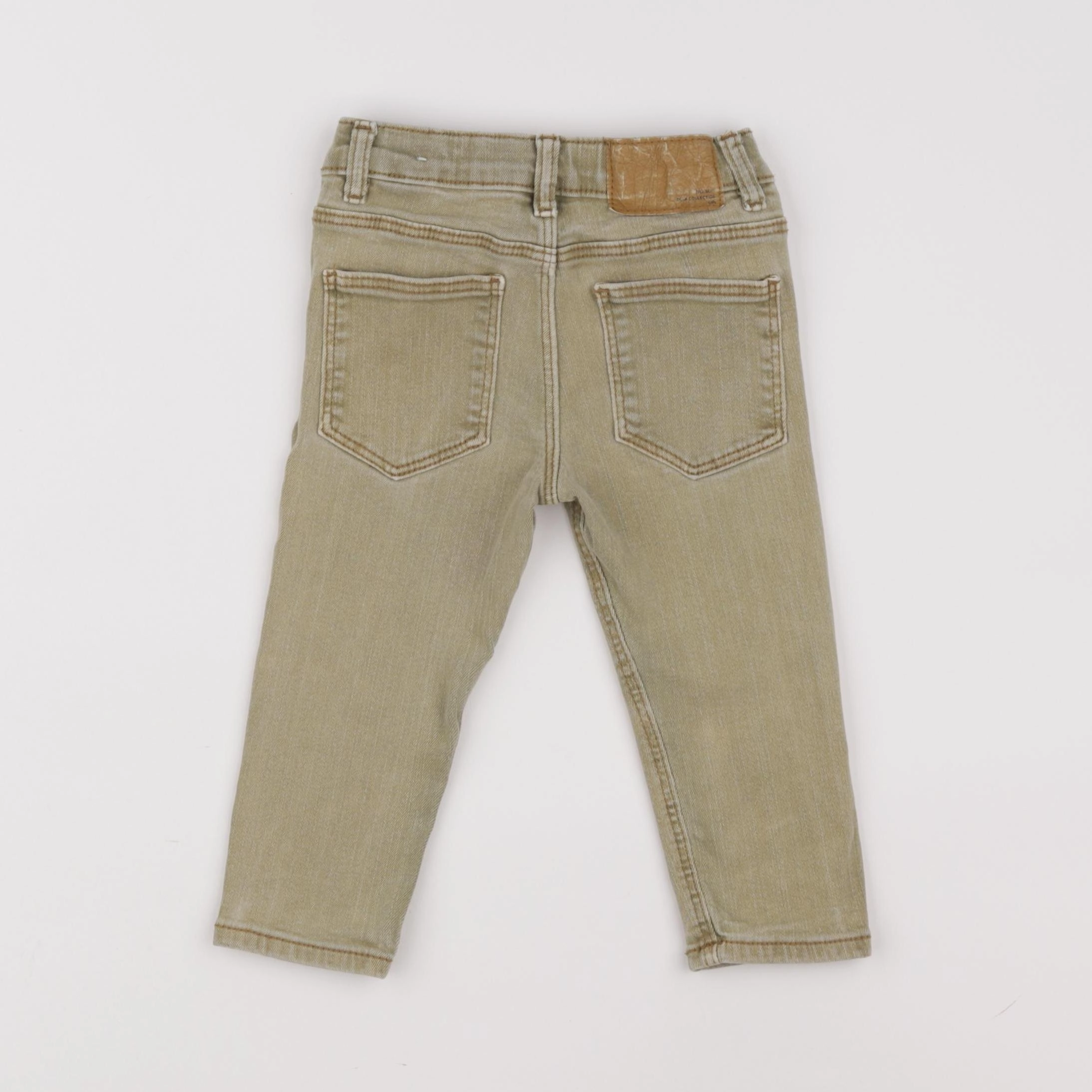 Zara - jean vert - 12/18 mois