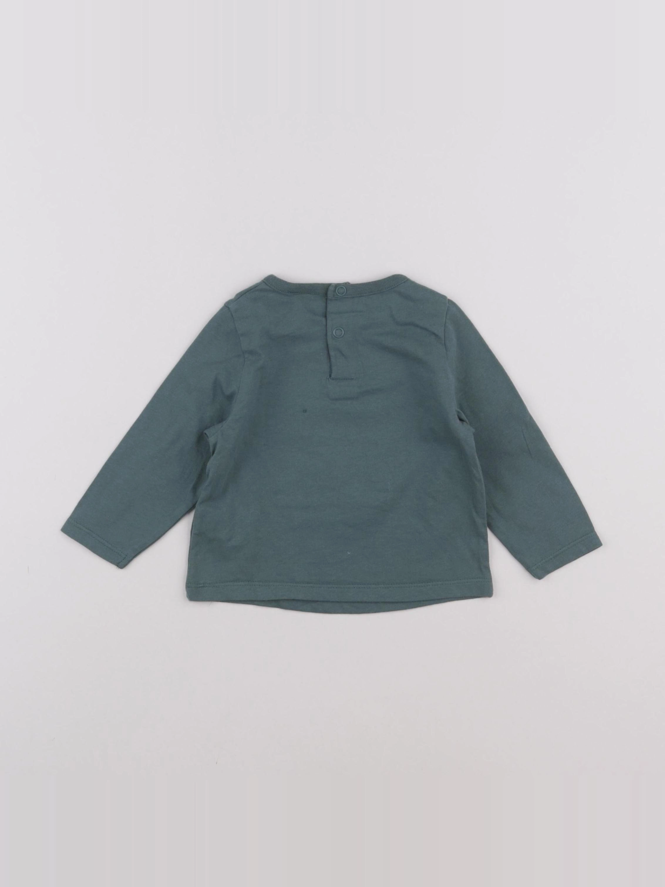 Tape à l'oeil - tee-shirt vert - 6 mois