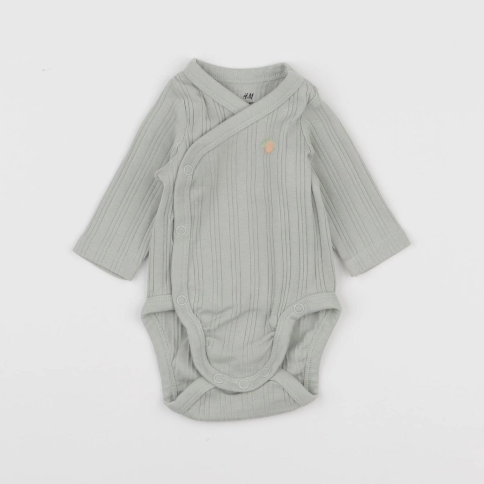 H&M - body vert - 0/1 mois