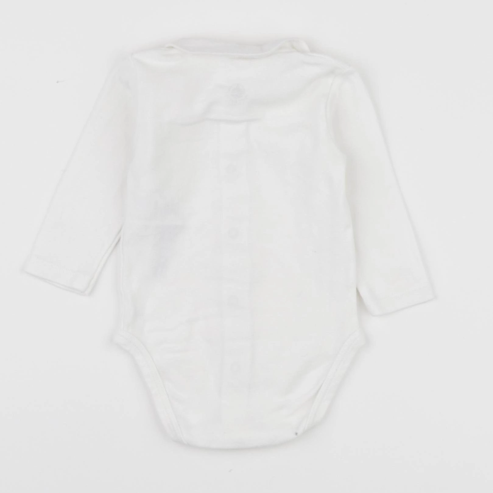 Petit Bateau - body à col blanc - 6 mois