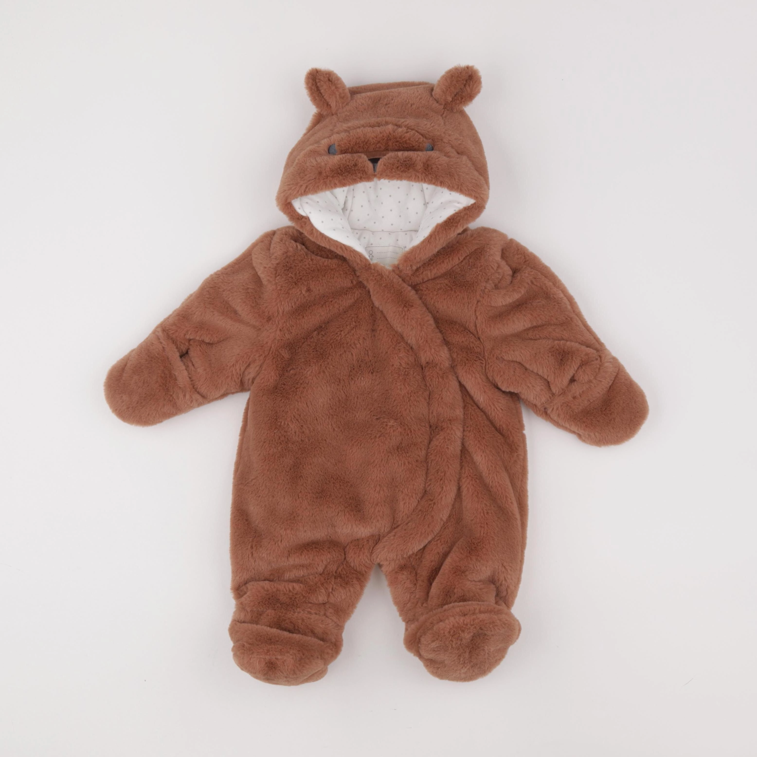 Vertbaudet - combi-pilote marron - 1 mois