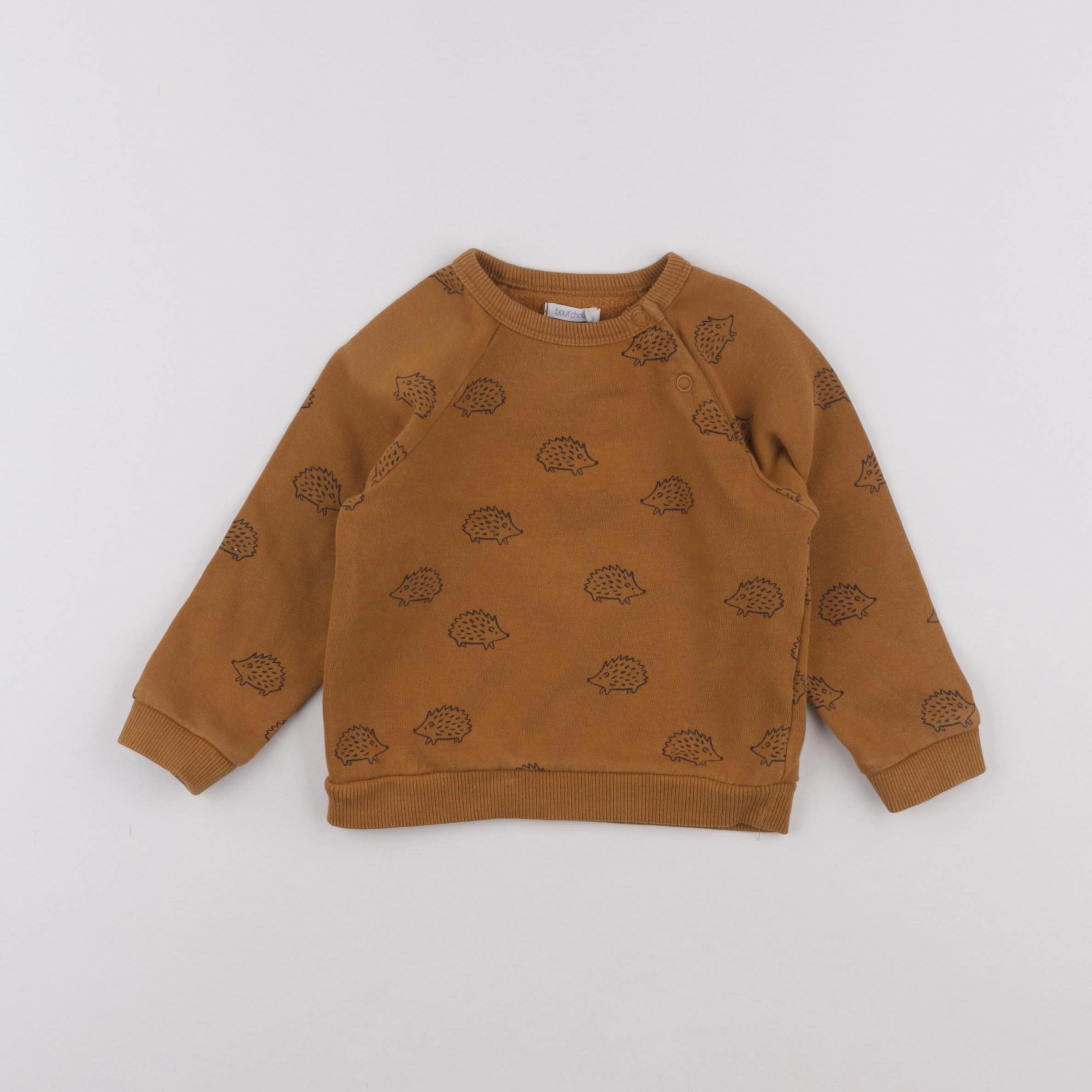 Boutchou - sweat marron - 18 mois